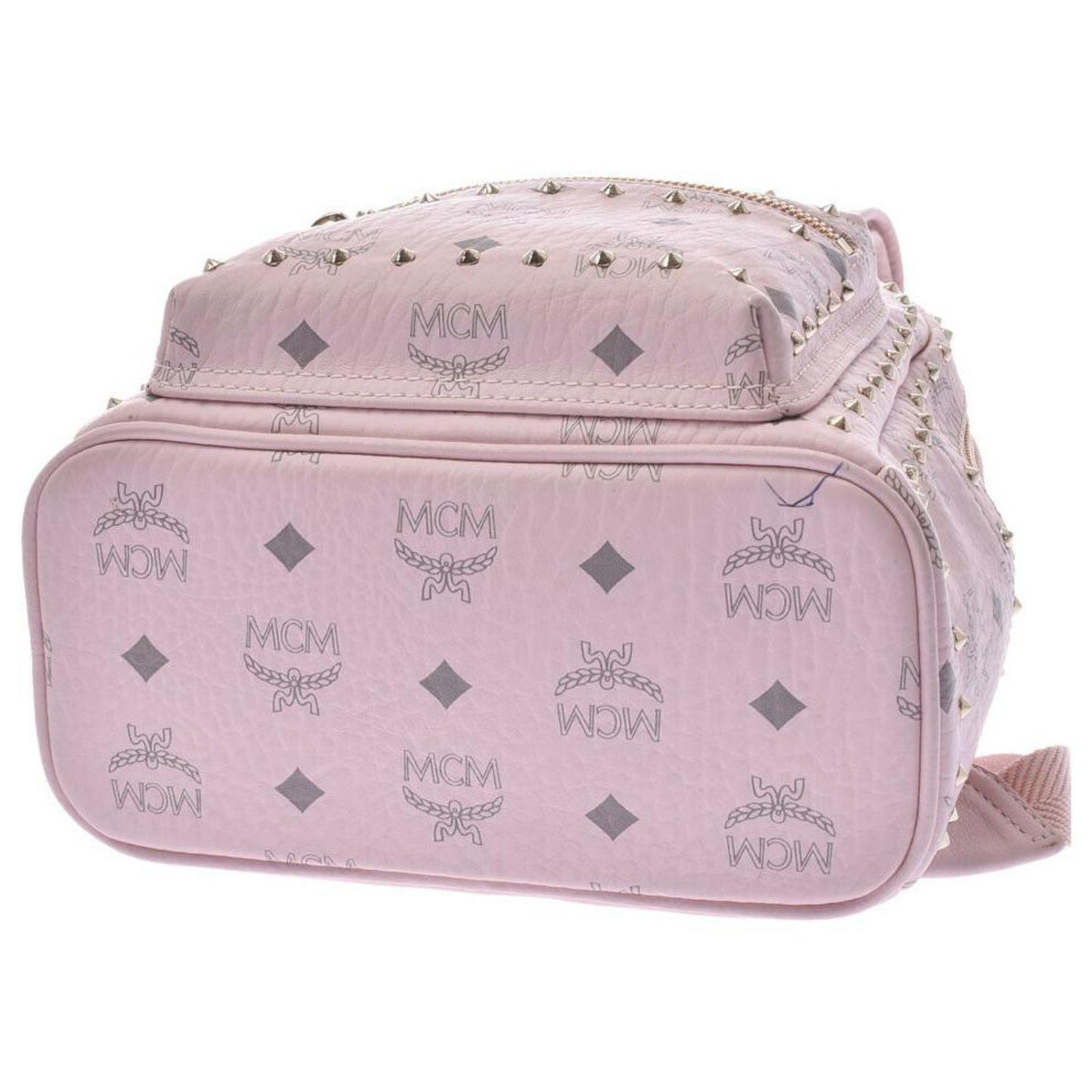 MCM shoulder bag Light pink Leatherette ref.1011598 - Joli Closet