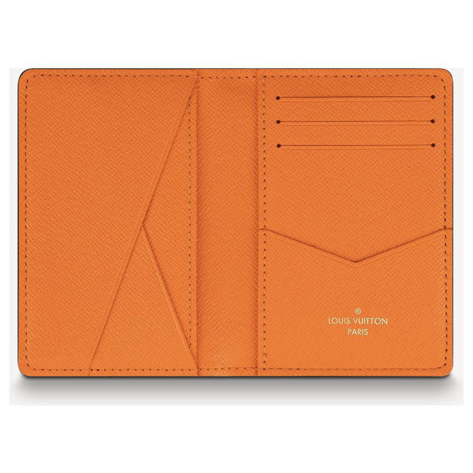 Louis Vuitton LV pocket organizer new Orange Leather ref.237753