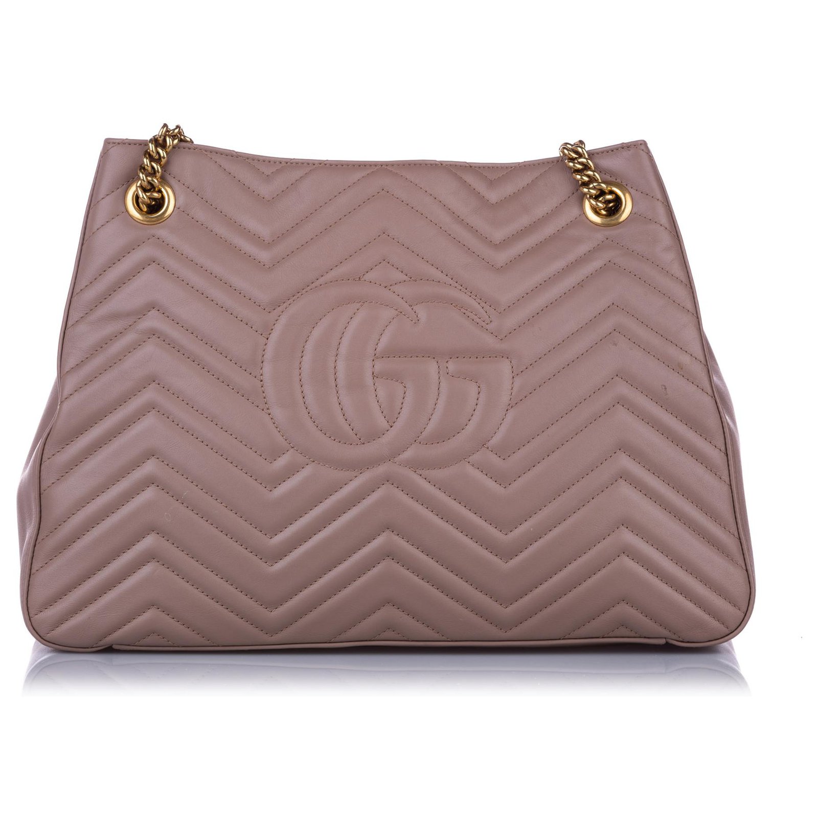 GUCCI GG Marmont Metelasse Medium Quilted Leather Shoulder Bag 453569-US