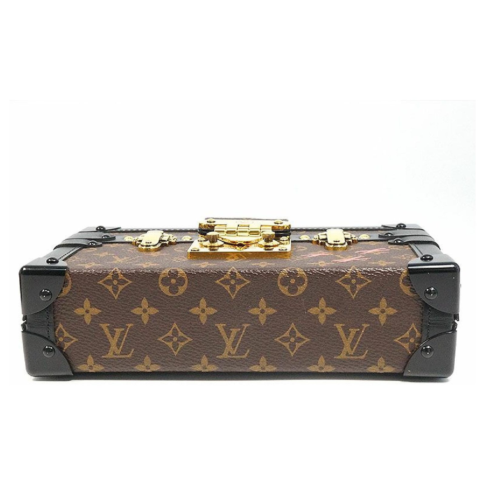 LOUIS VUITTON Petite Malle Mini trunk Womens shoulder bag M44199 For Sale  at 1stDibs