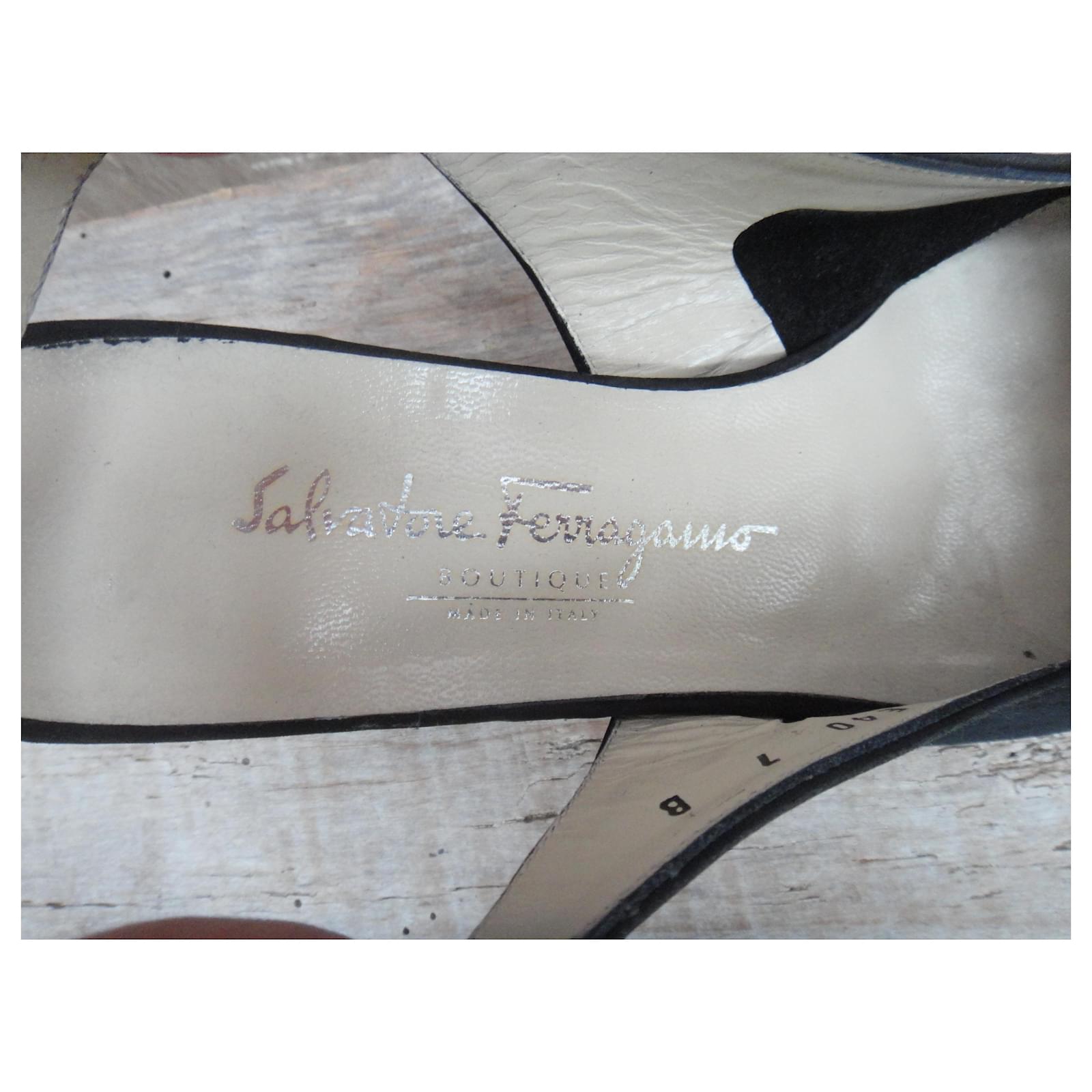 Salvatore Ferragamo ブラック ウェッジサンダル23cm $_57.JPG?set_id=880000500F