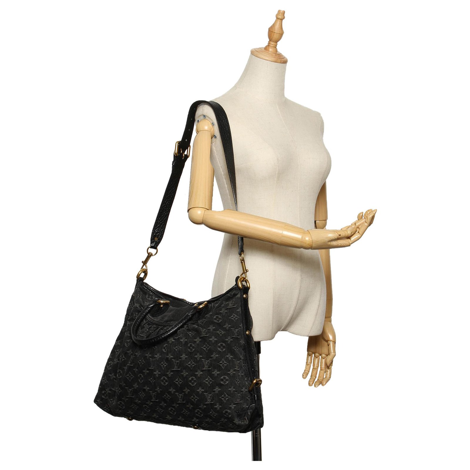 Louis Vuitton Monogram Denim Neo Cabby MM - Grey Handle Bags, Handbags -  LOU786158