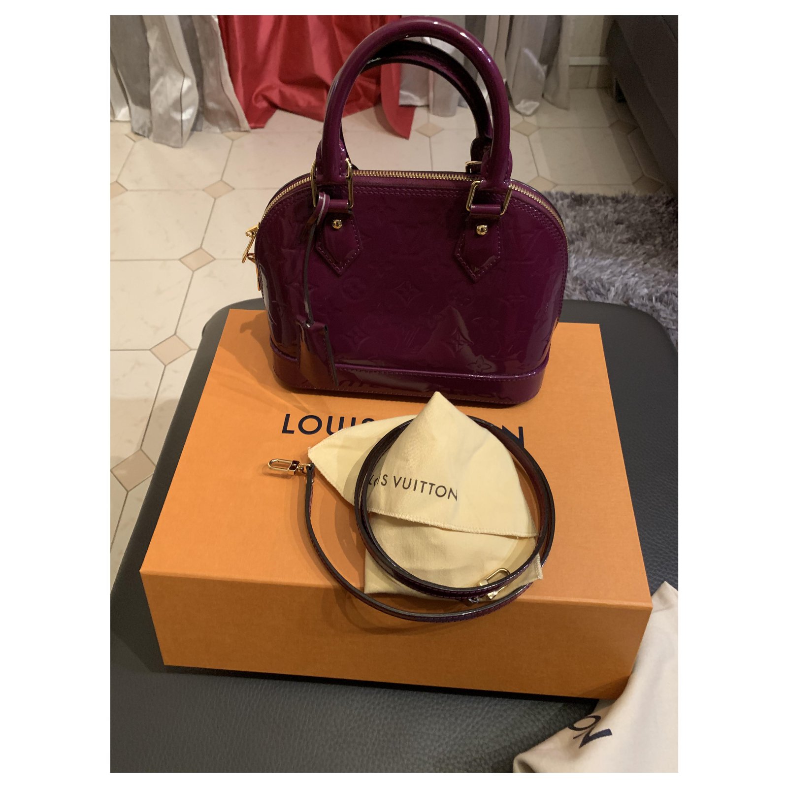 Louis Vuitton Alma BB in Rose Ballerine Epi Leather  SOLD
