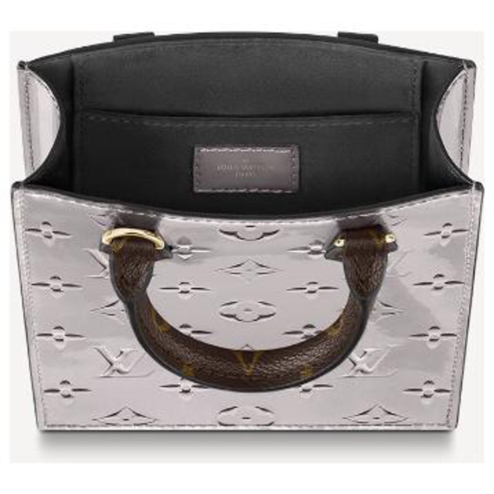 Louis Vuitton LV Sac Plat new Metallic Leather ref.234576 - Joli Closet