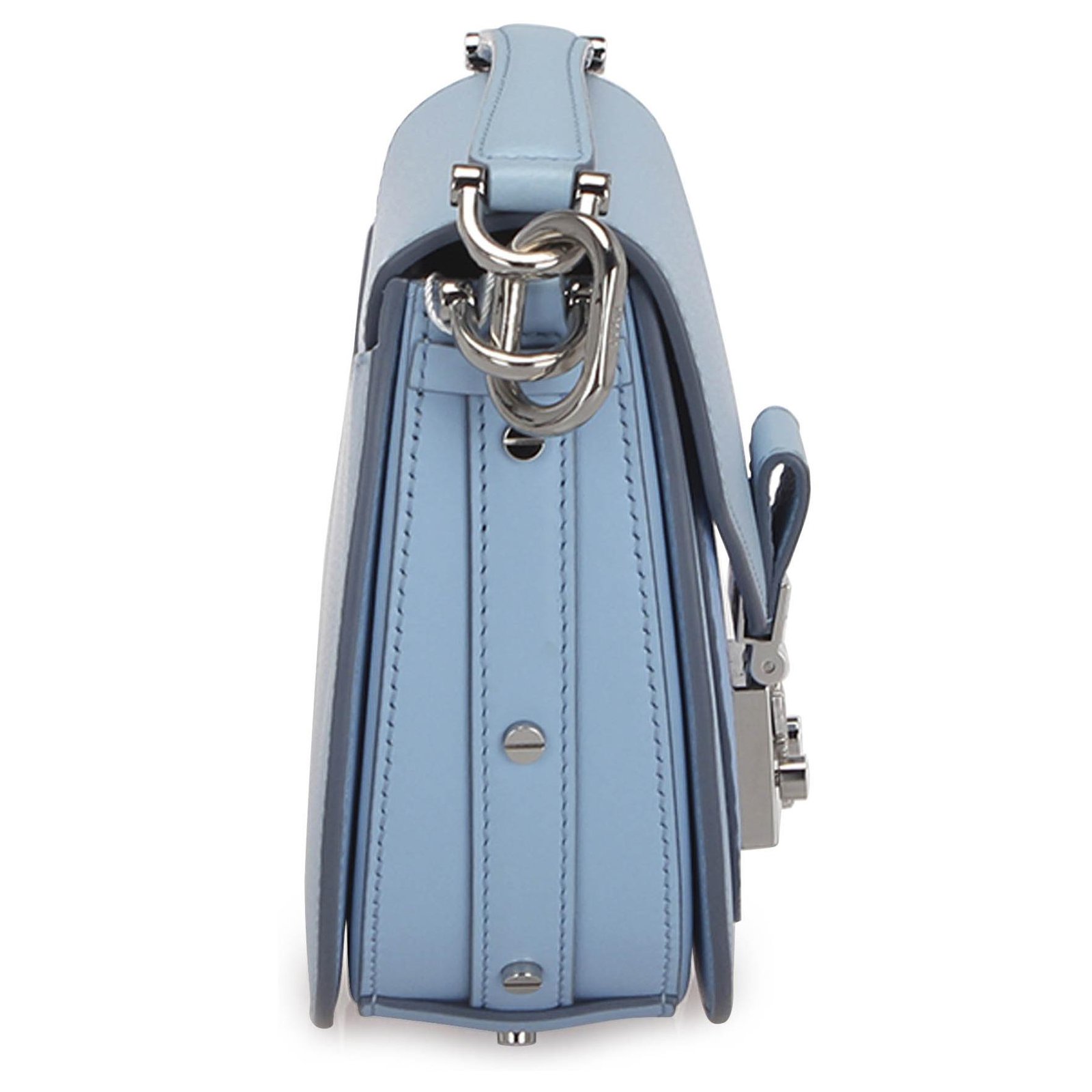 MCM Blue Mini Visetos Patricia Crossbody Bag Red Light blue Leather  Pony-style calfskin ref.420840 - Joli Closet