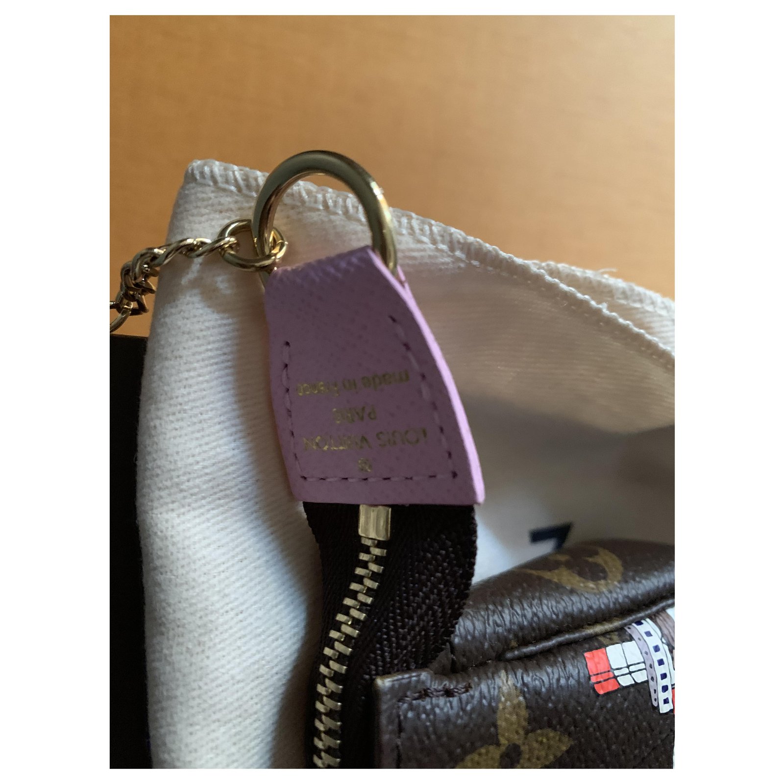 Louis Vuitton mini clutch bag transatlantic collection Brown Cloth  ref.234924 - Joli Closet