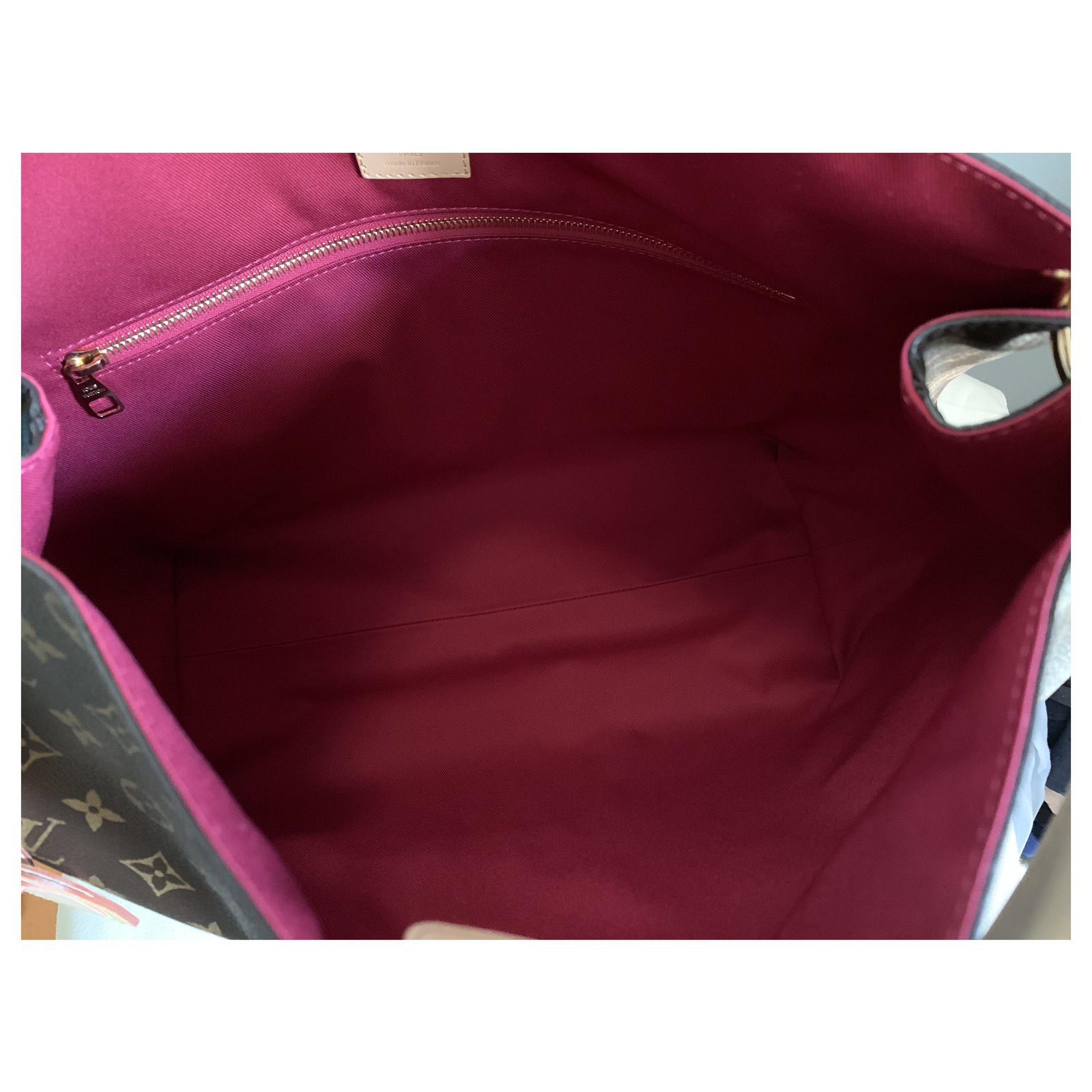 Graceful cloth handbag Louis Vuitton Brown in Cloth - 24970005