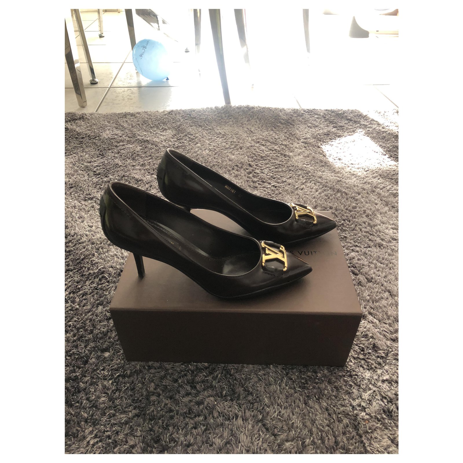 Chérie heels Louis Vuitton Brown size 37.5 EU in Plastic - 32061737