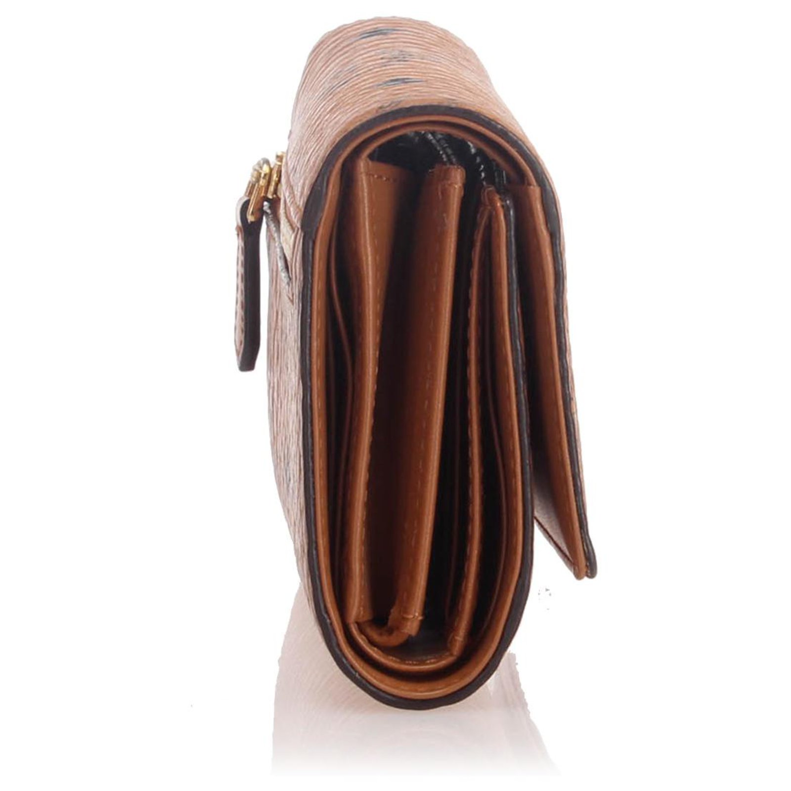 MCM Brown Visetos Leather Crossbody Bag Pony-style calfskin ref.248298 -  Joli Closet