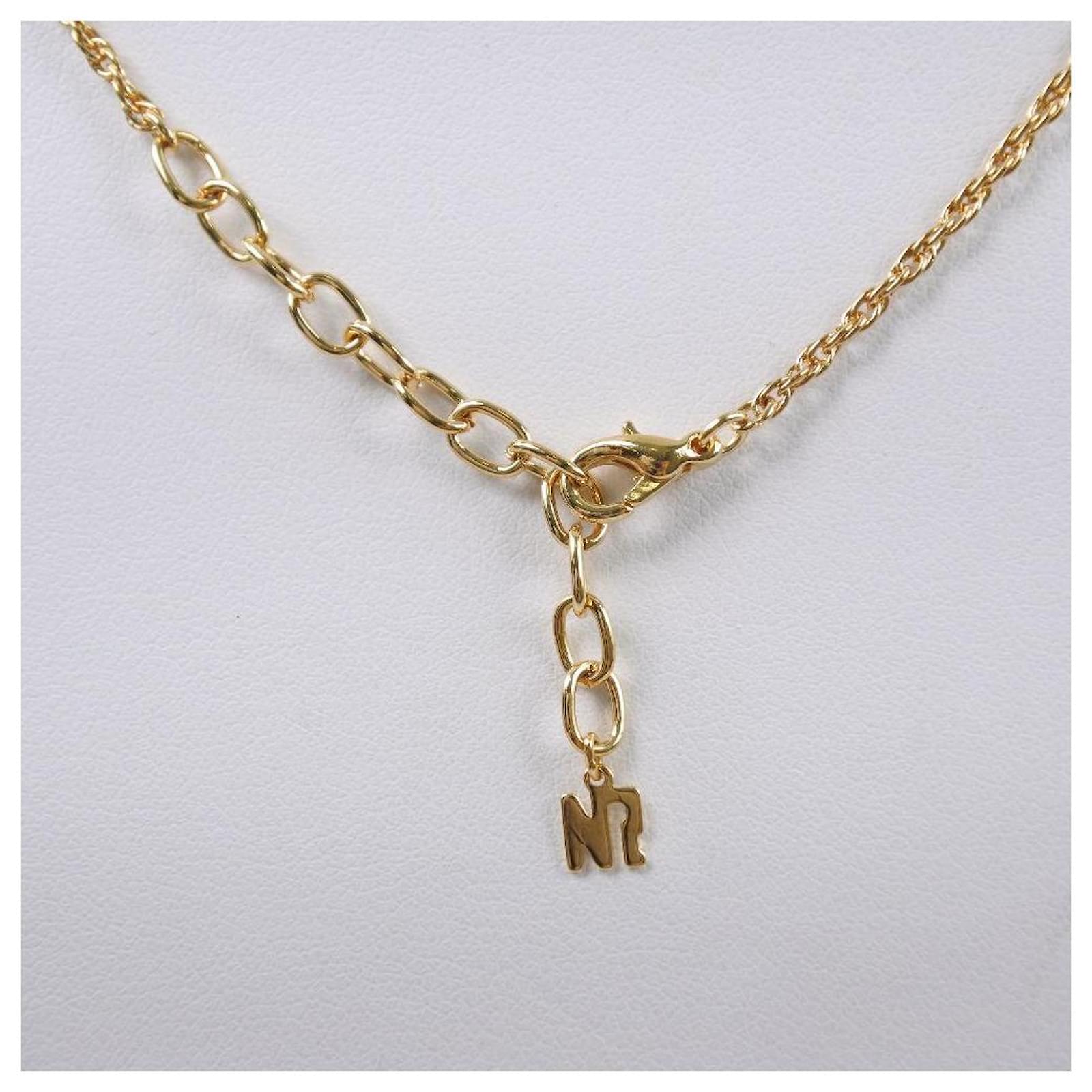 Nina Ricci Necklace Golden Gold-plated 