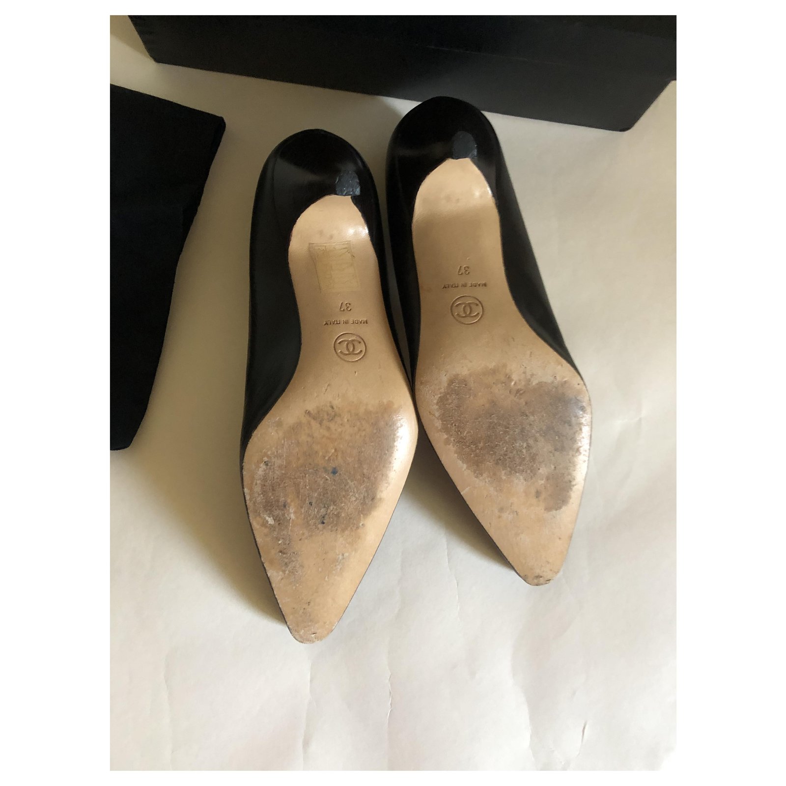 Chanel Heels Brown Leather ref.236885 - Joli Closet