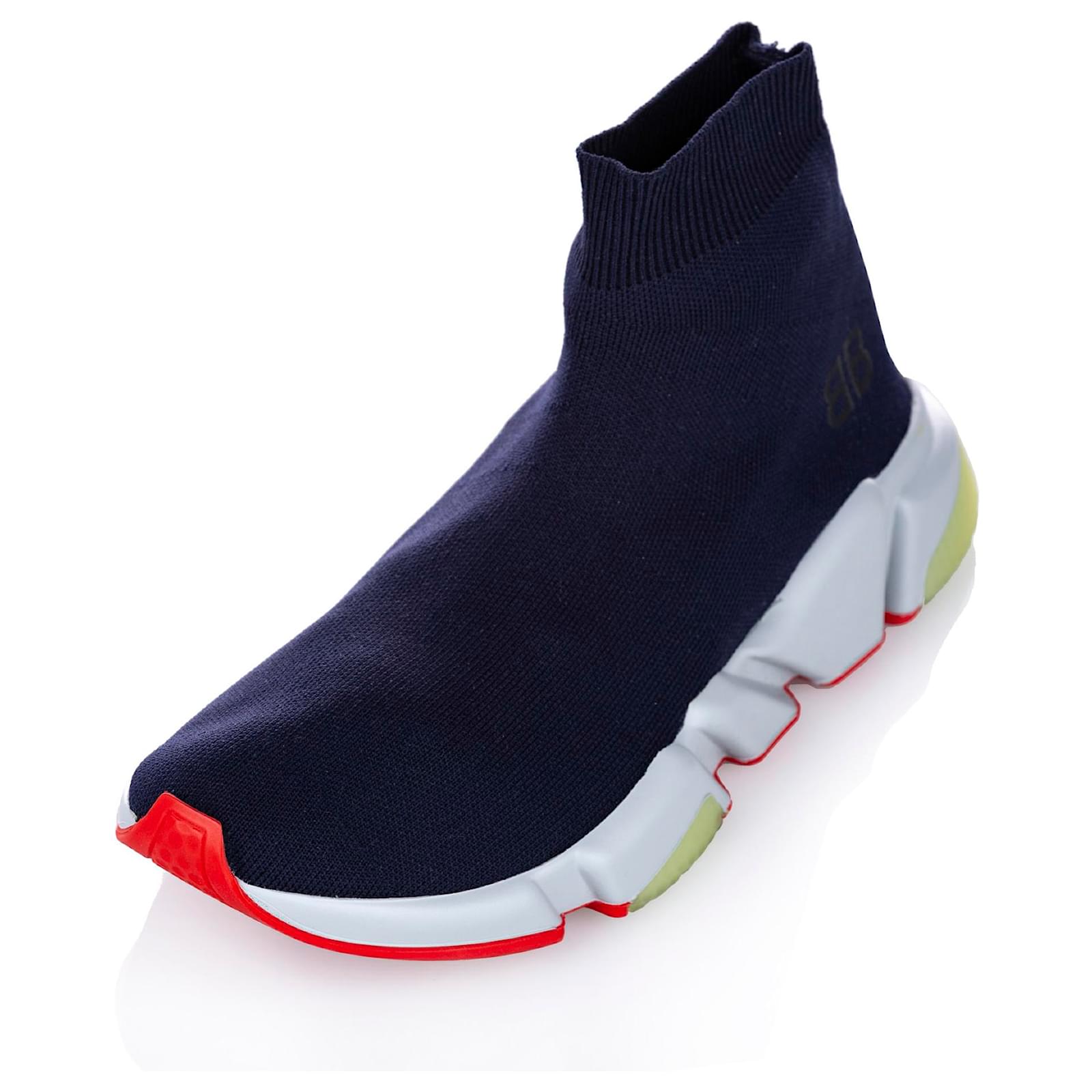 balenciaga speed trainer blue orange - Hi Tech Services