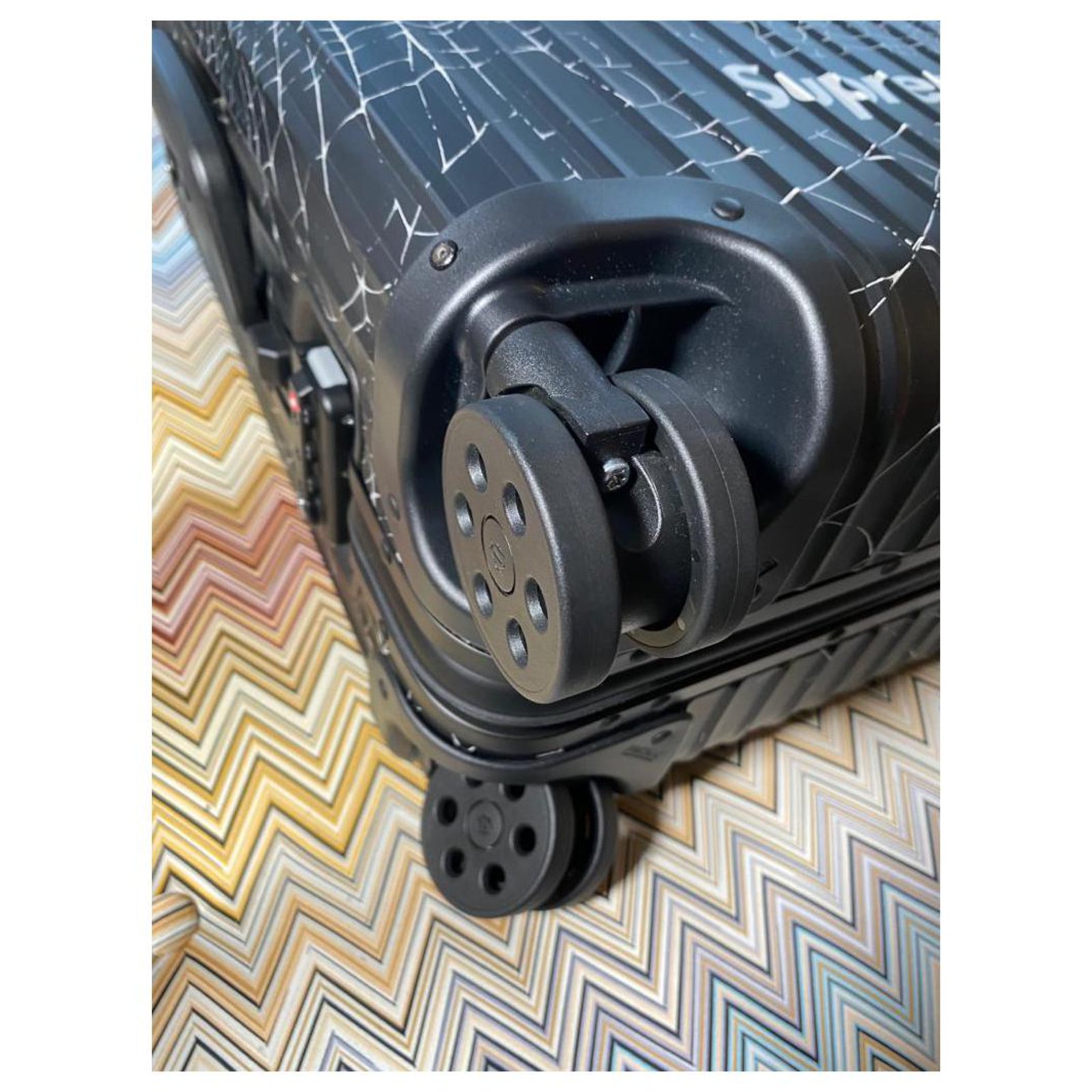 RIMOWA × SUPREME Suitcase Spider 49L Black From Japan £2,784.81