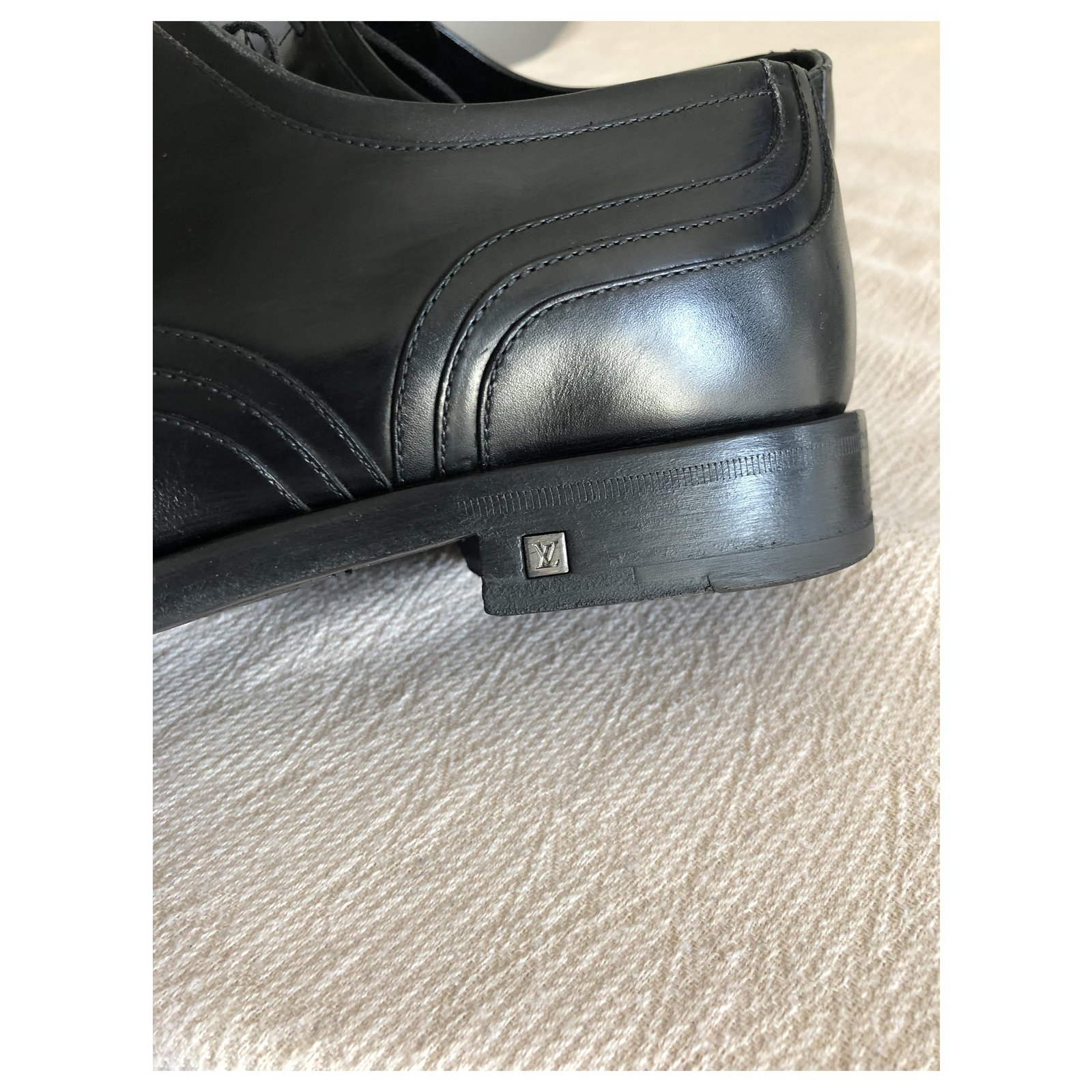 Montsouris Louis Vuitton City shoes Black Leather ref.237201