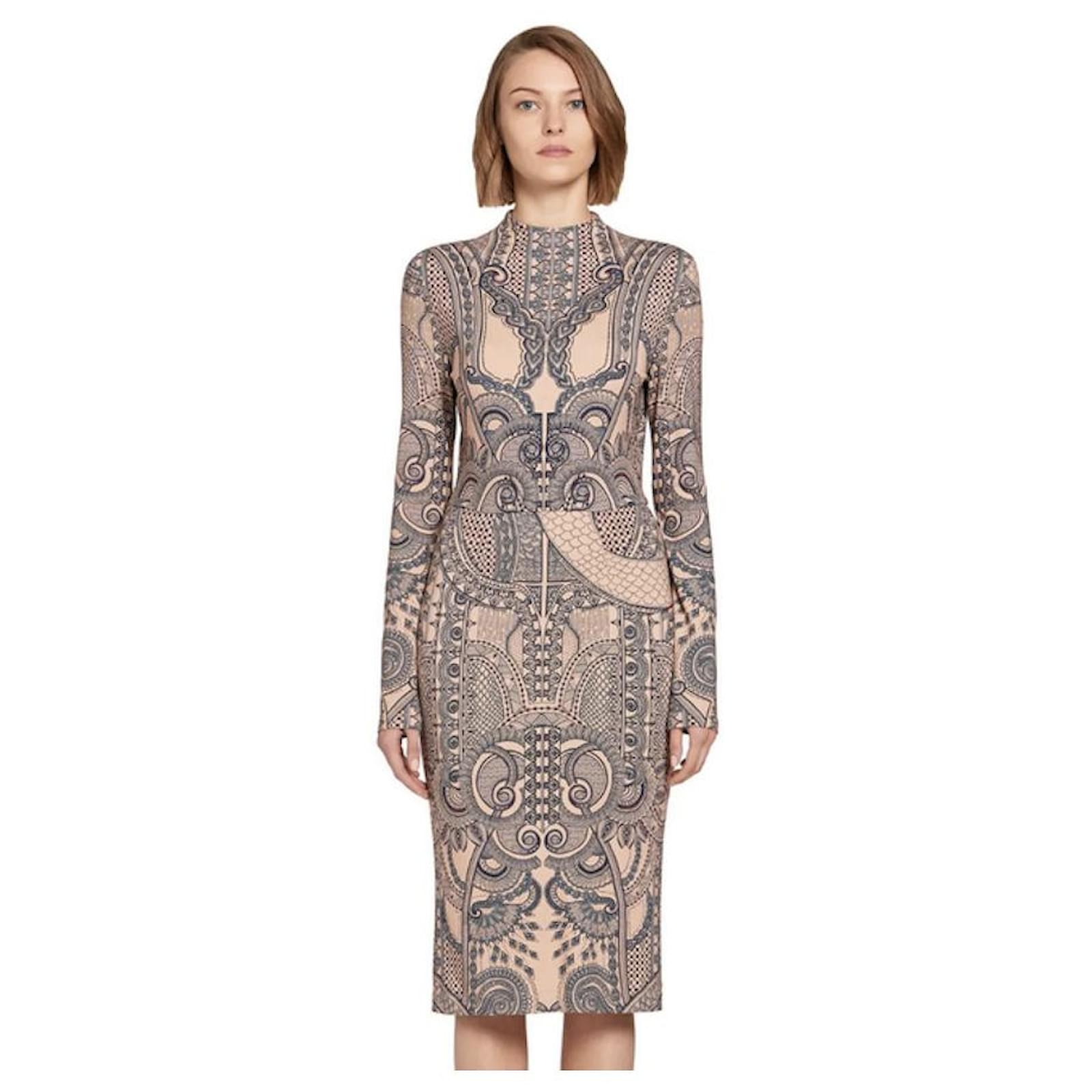 Roberto Cavalli Henna Tattoo Dress Viscose Ref 237220 Joli Closet