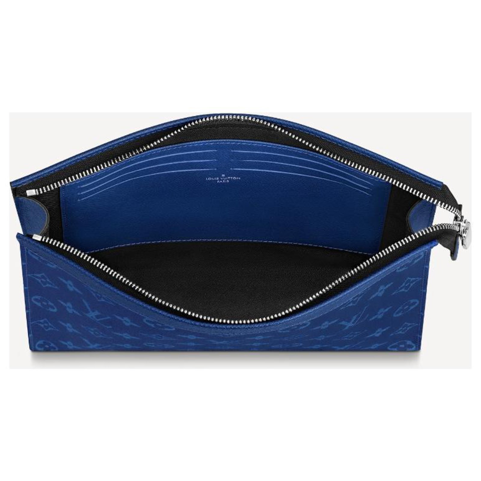 Louis Vuitton - Authenticated Pochette Voyage Small Bag - Leather Blue Plain for Men, Never Worn