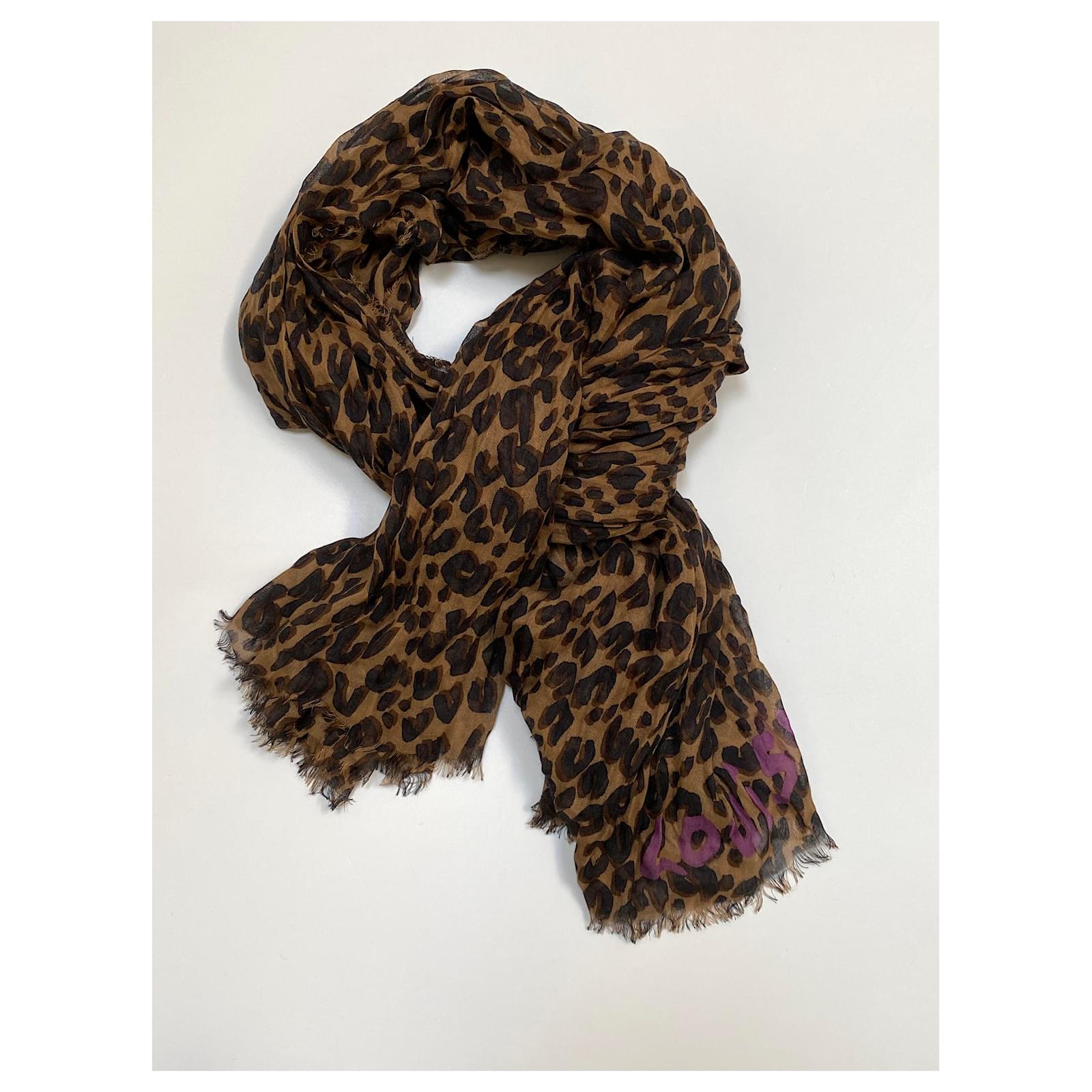 Foulard Animalier LIUJO Leopardato Con Logo - 2F4093T0300