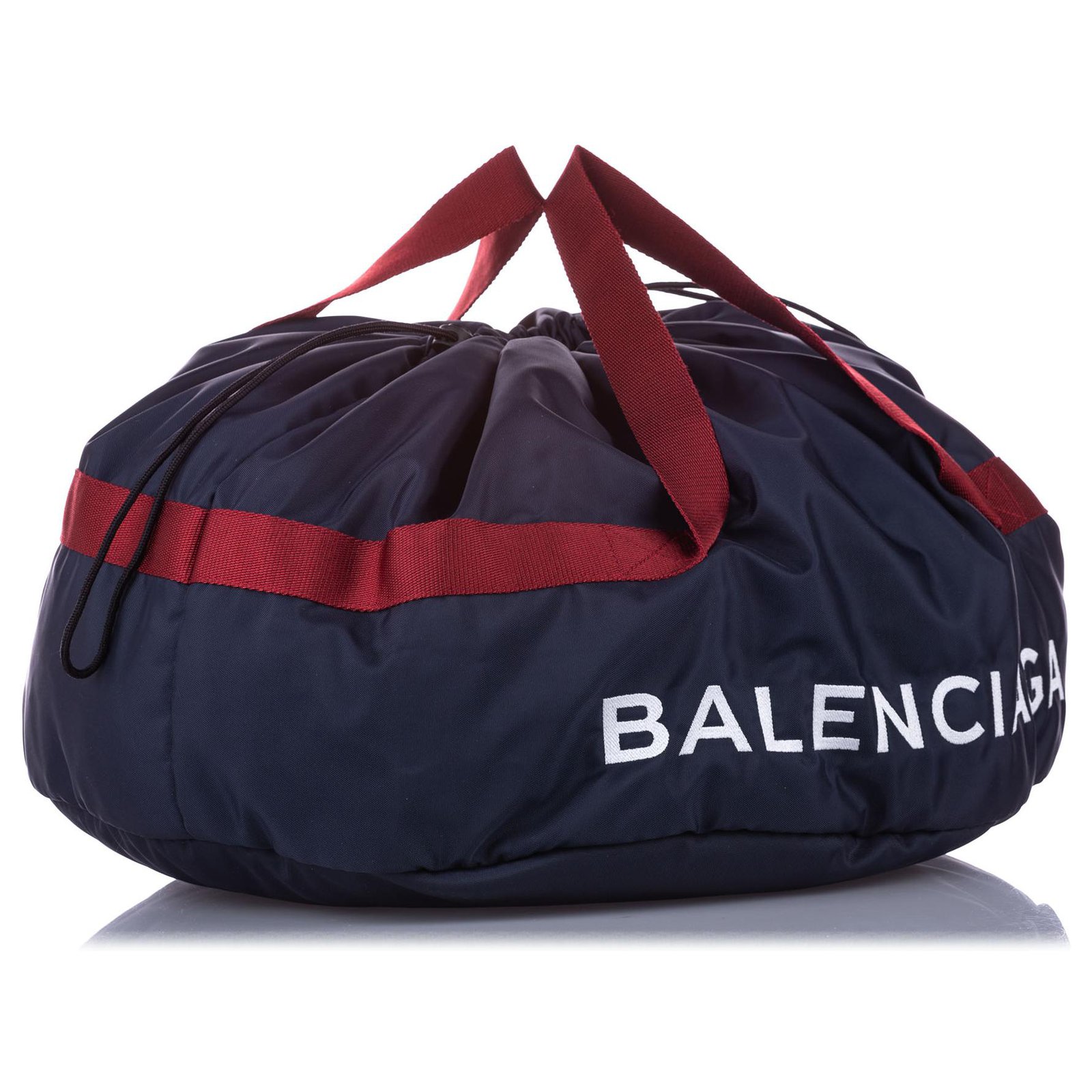 Balenciaga Black S Wheel Everyday Travel Bag Navy blue Cloth ref.237647 - Joli Closet