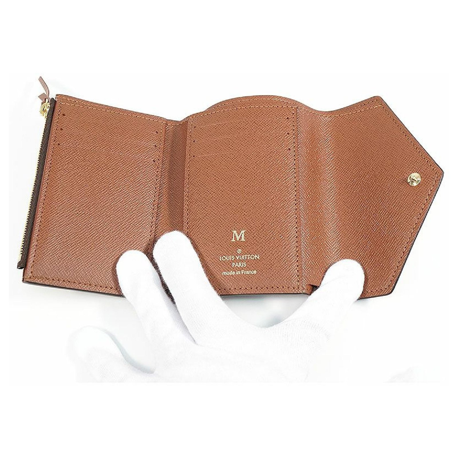 Louis Vuitton Portefeuille Victorine Womens Folding Wallets 2023 Ss, Brown, * Inventory Confirmation Required