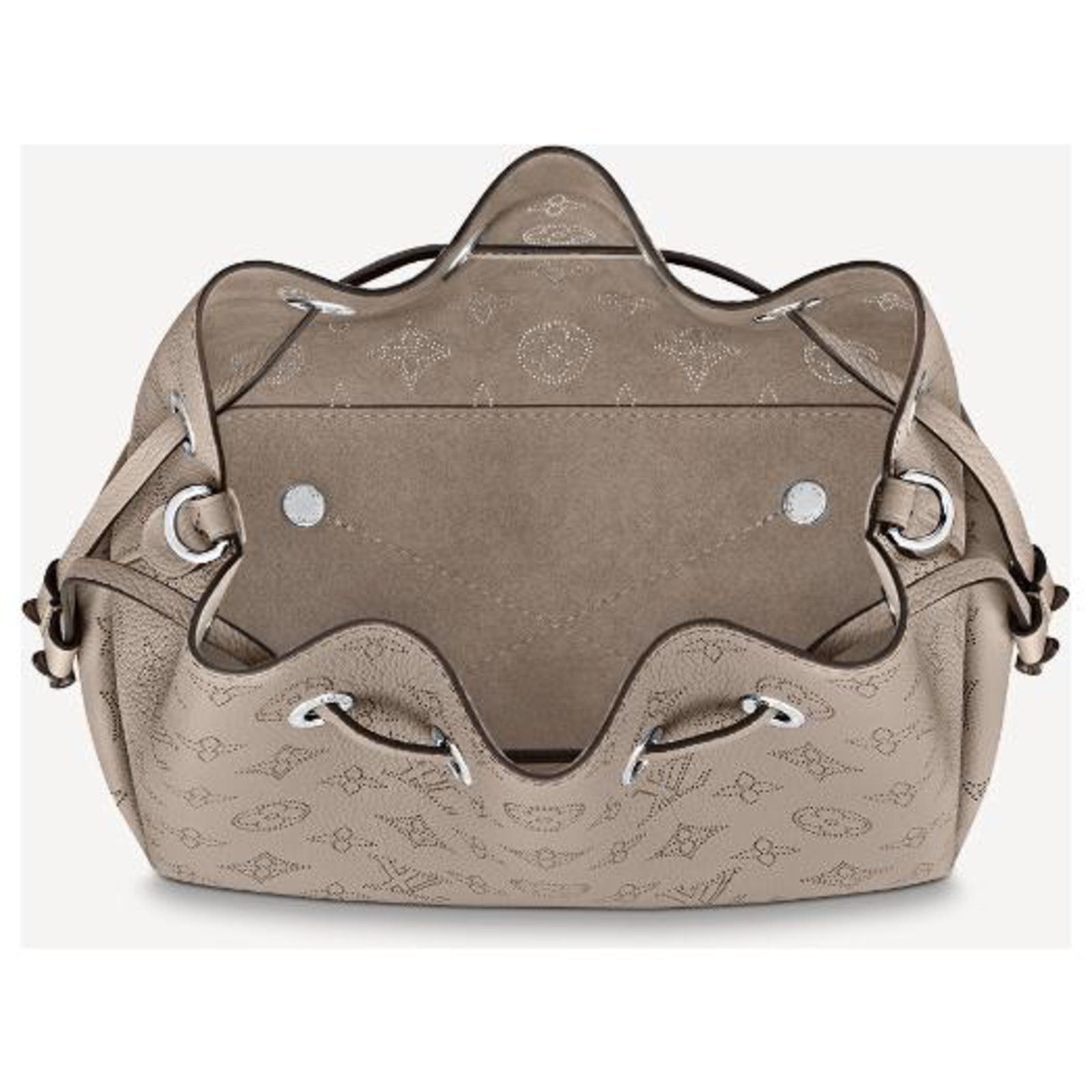 Louis Vuitton Galet Monogram Mahina Leather Bella Bucket Bag Louis Vuitton  | The Luxury Closet