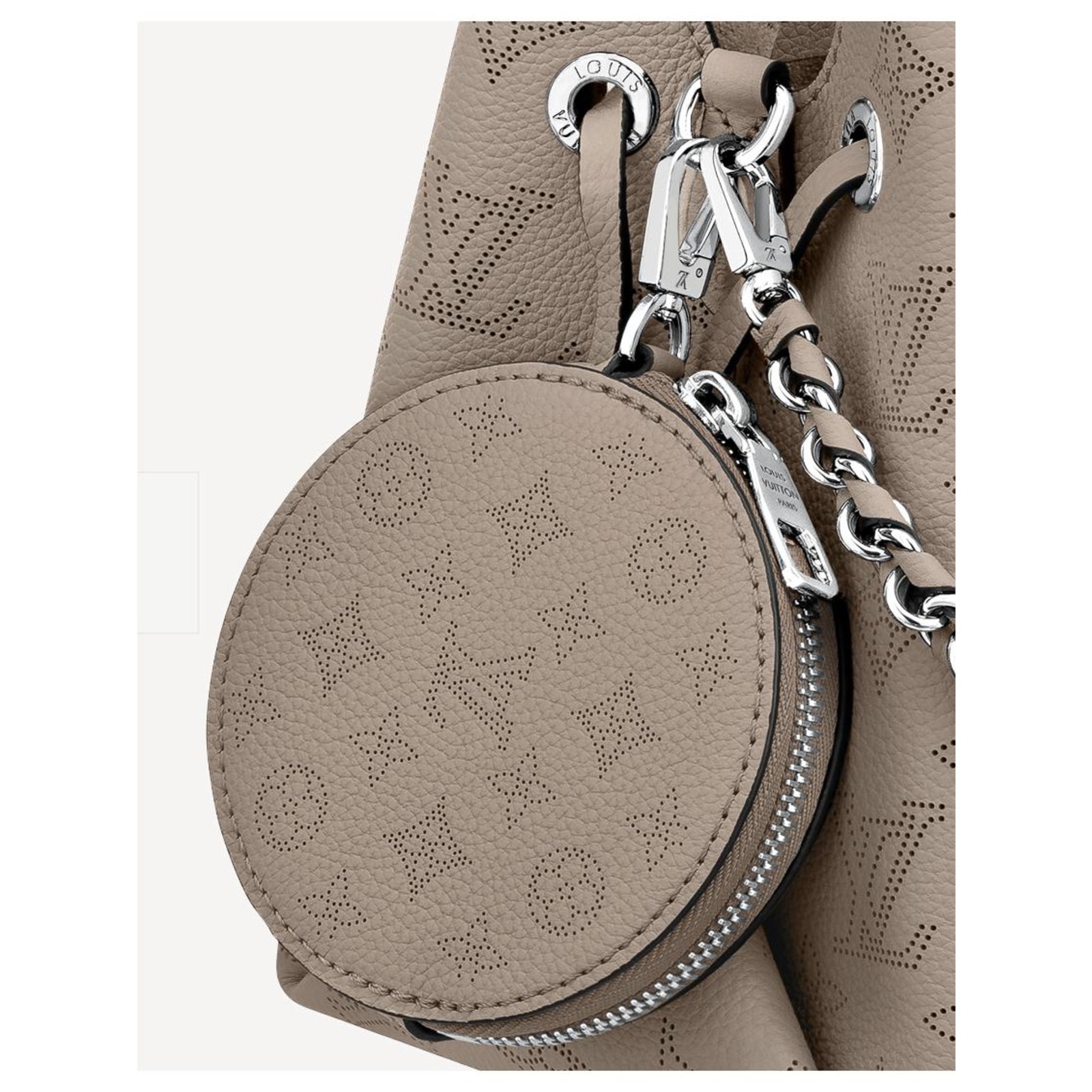 Louis Vuitton Galet Monogram Mahina Leather Babylone PM Bag