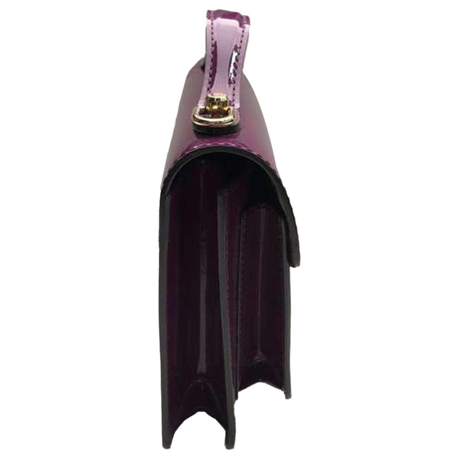 Louis Vuitton Purple Vernis Monceau BB Leather Patent leather ref.238942 -  Joli Closet
