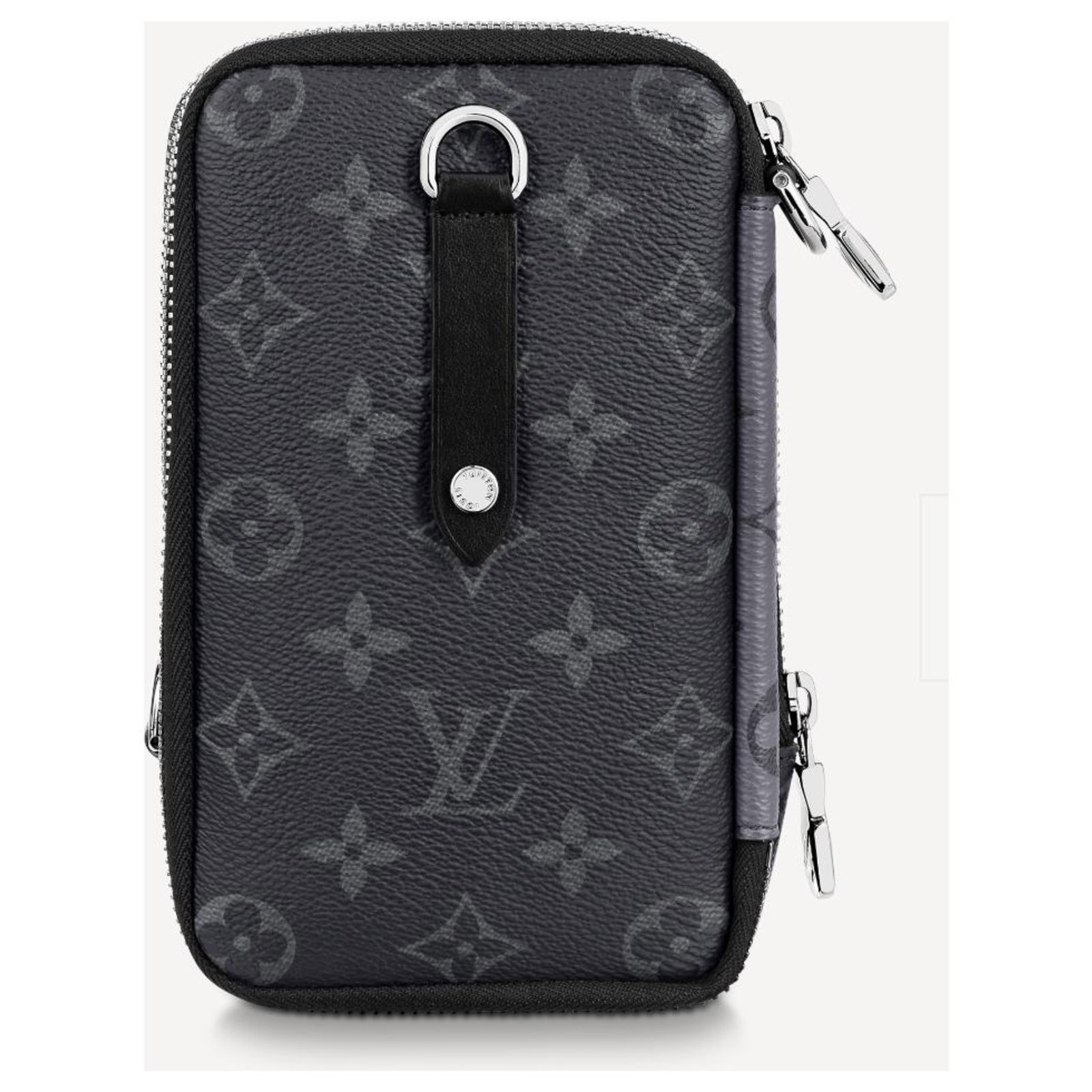 Louis Vuitton Phone Pouch Silver in Econyl Recycled Nylon with Silver-tone  - US