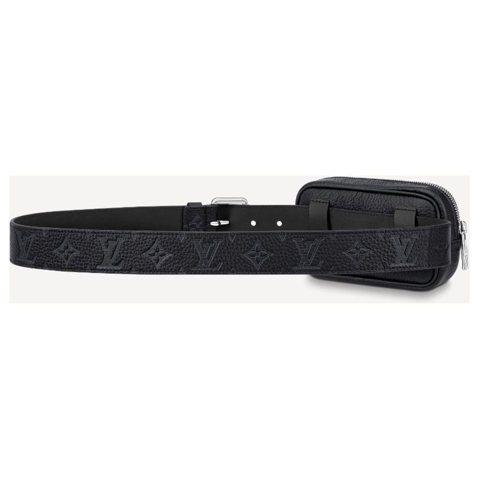 Louis Vuitton Belt Black Leather ref.39733 - Joli Closet