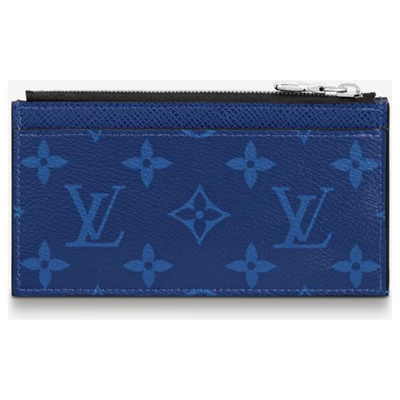 Pre-owned Louis Vuitton Pocket Organizer Navy Blue