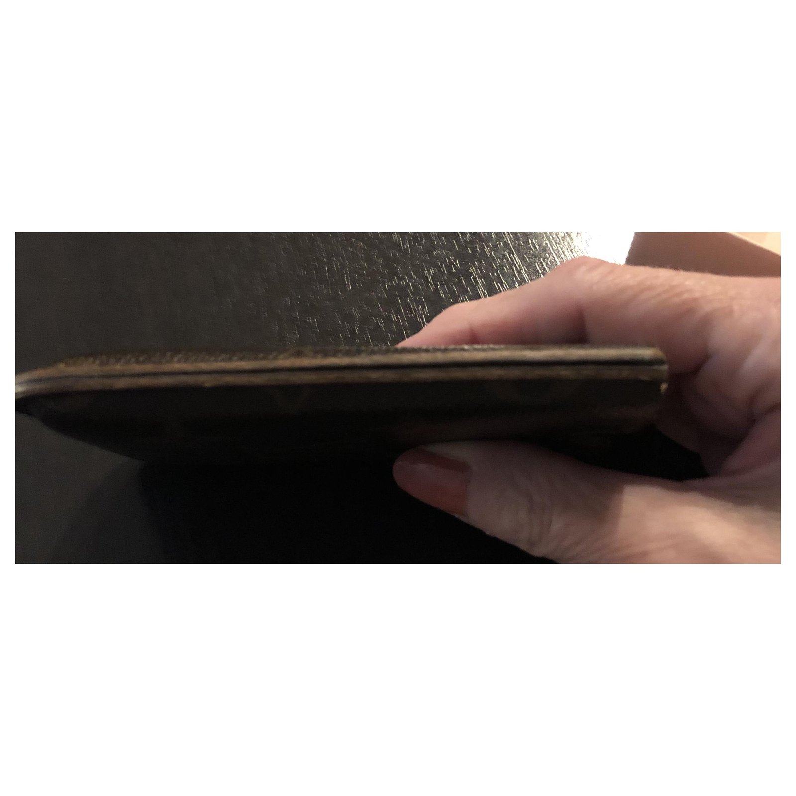 Louis Vuitton IPhone case 3G monogram Dark brown Leather ref.239543 - Joli  Closet