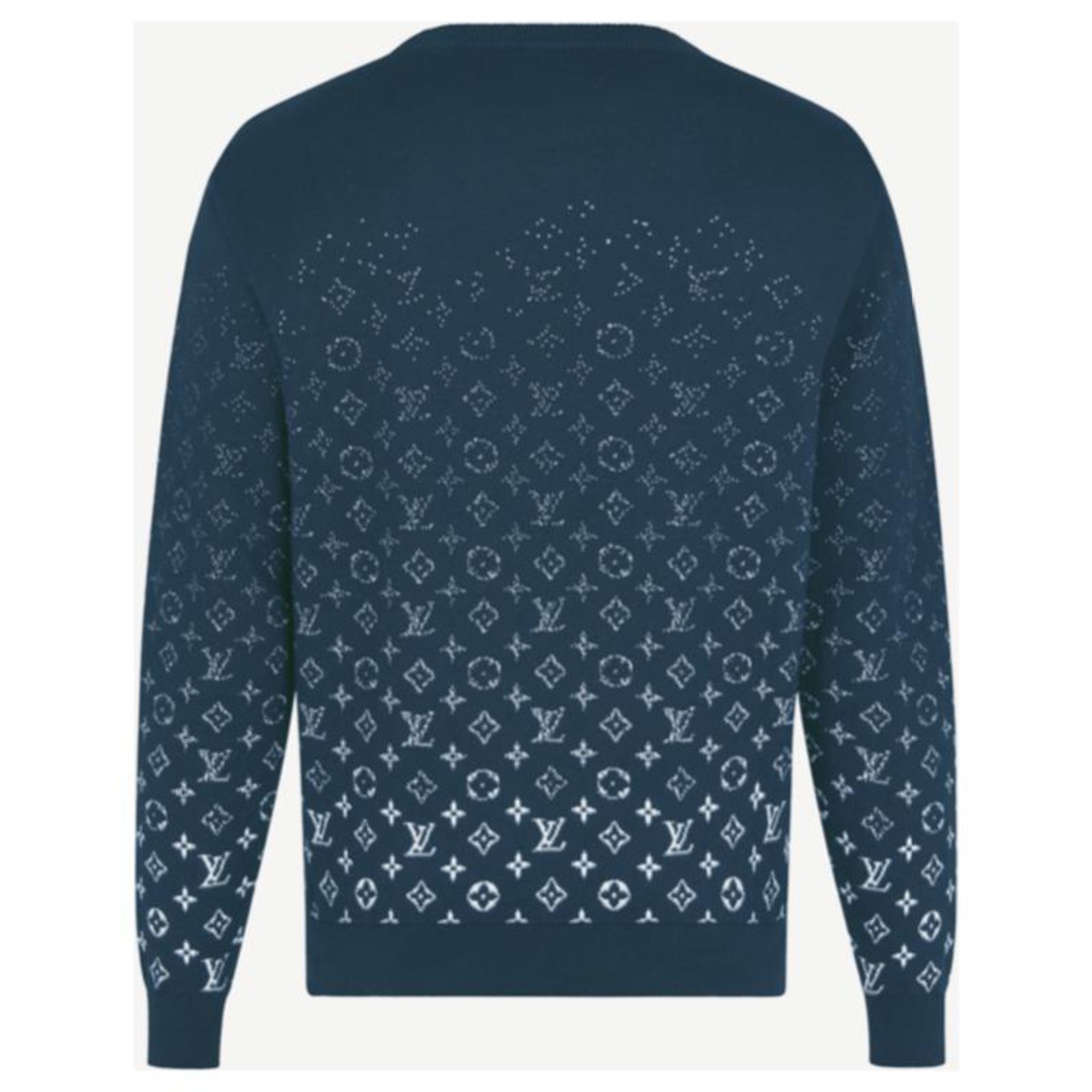 Louis Vuitton Gradient Monogram Blue Knit