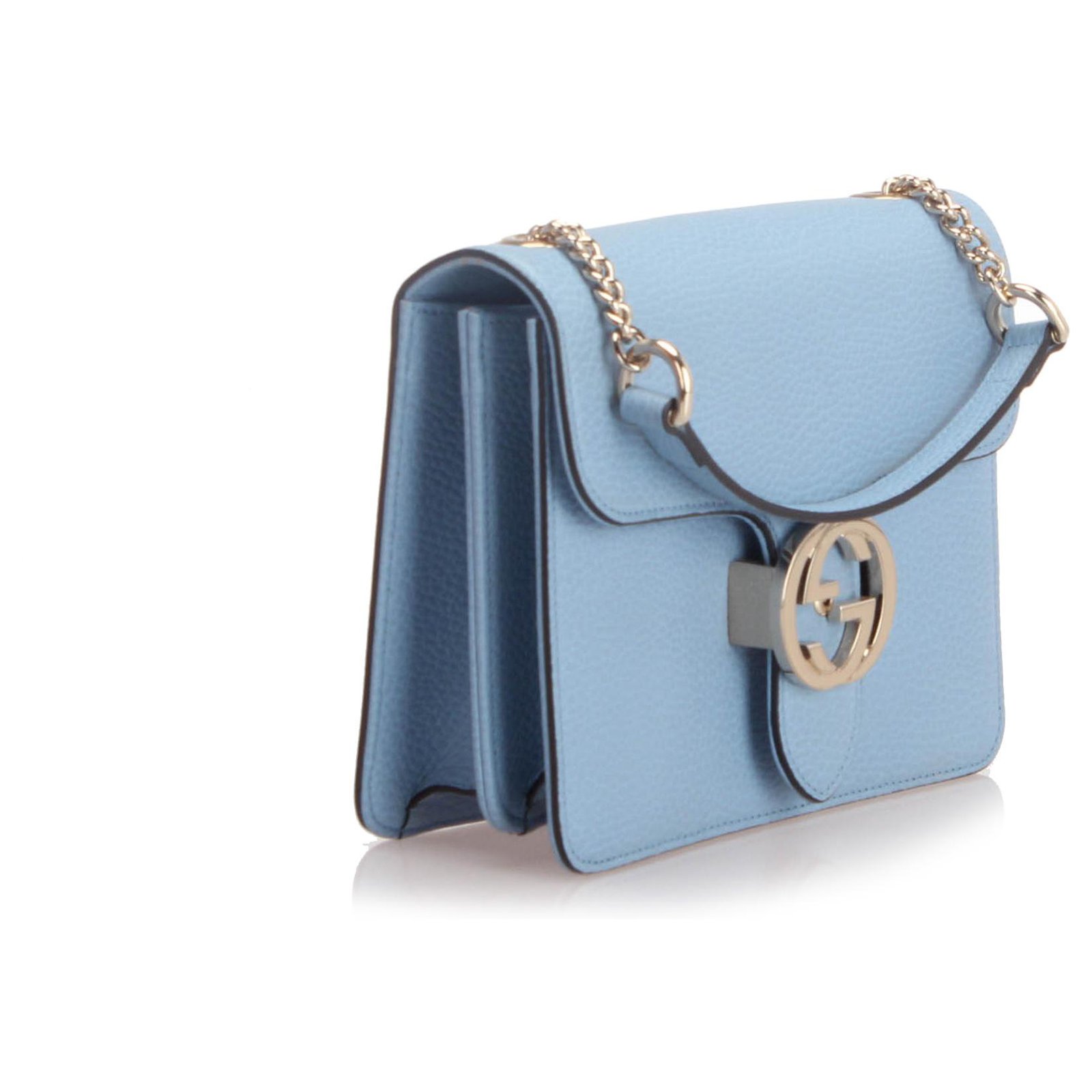 Gucci vintage blue monogram crossbody – My Girlfriend's Wardrobe LLC