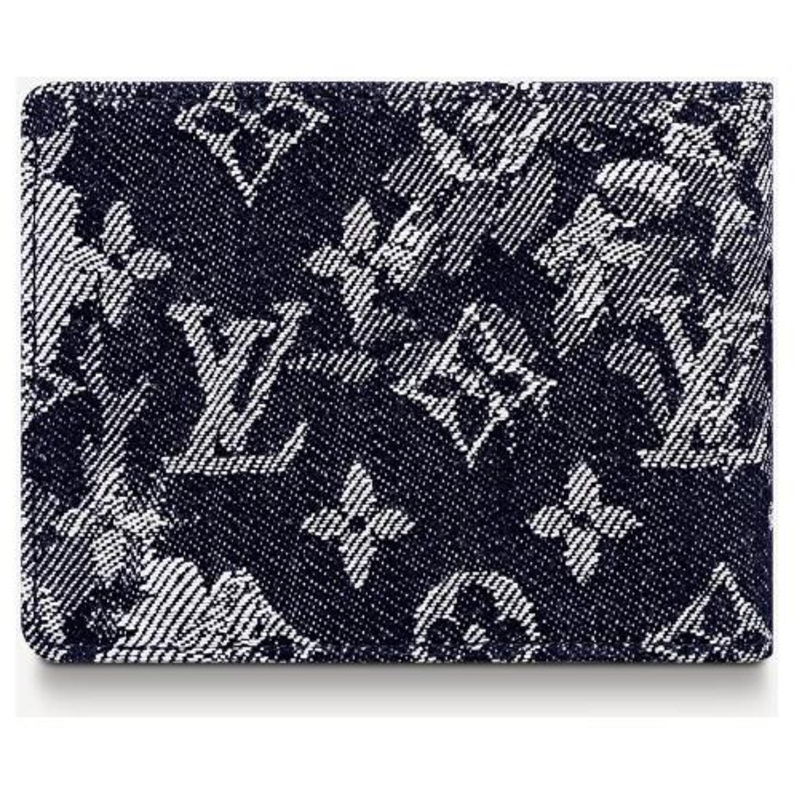 Louis Vuitton LV multiple wallet Blue Leather ref.192414 - Joli Closet
