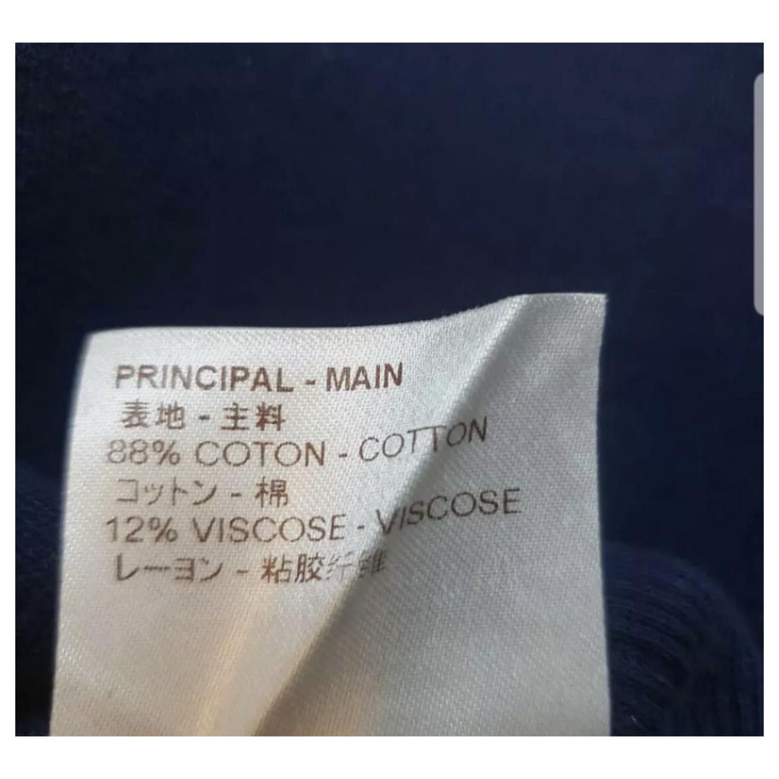 Louis Vuitton Lion Sweatshirt Sz. S Dark blue Cotton ref.239890 - Joli  Closet