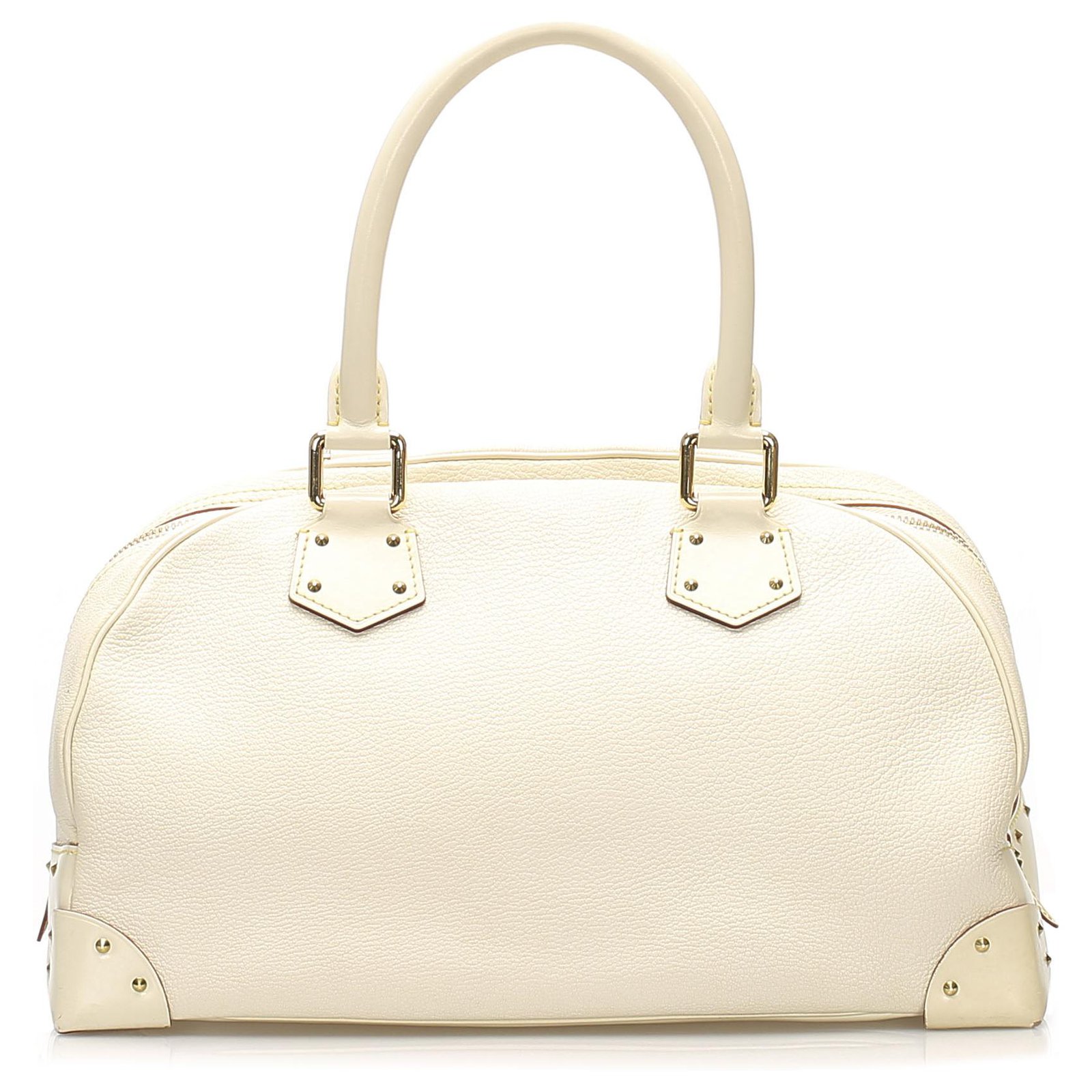 Louis Vuitton White Suhali Leather L’Aimable Bag