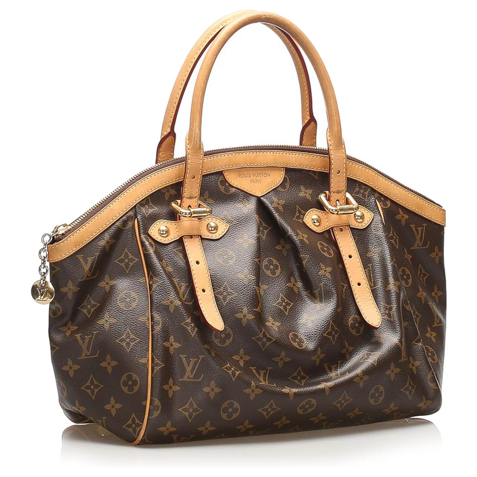 Louis Vuitton Brown Monogram Tivoli GM Leather Cloth ref.390258