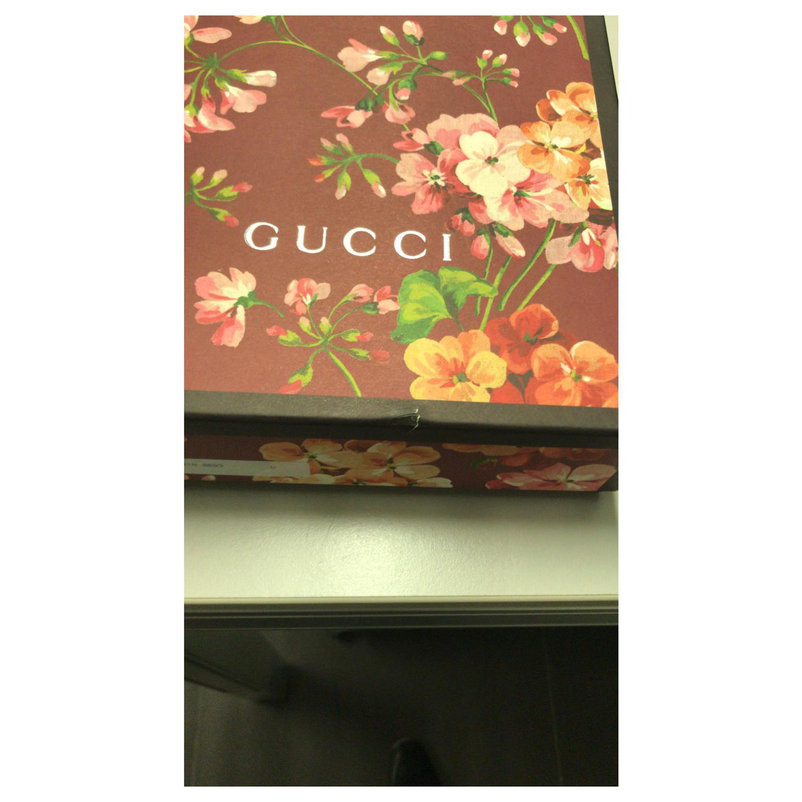 Gucci GG Blooms large cosmetic case Pink Leather ref.240496 - Joli