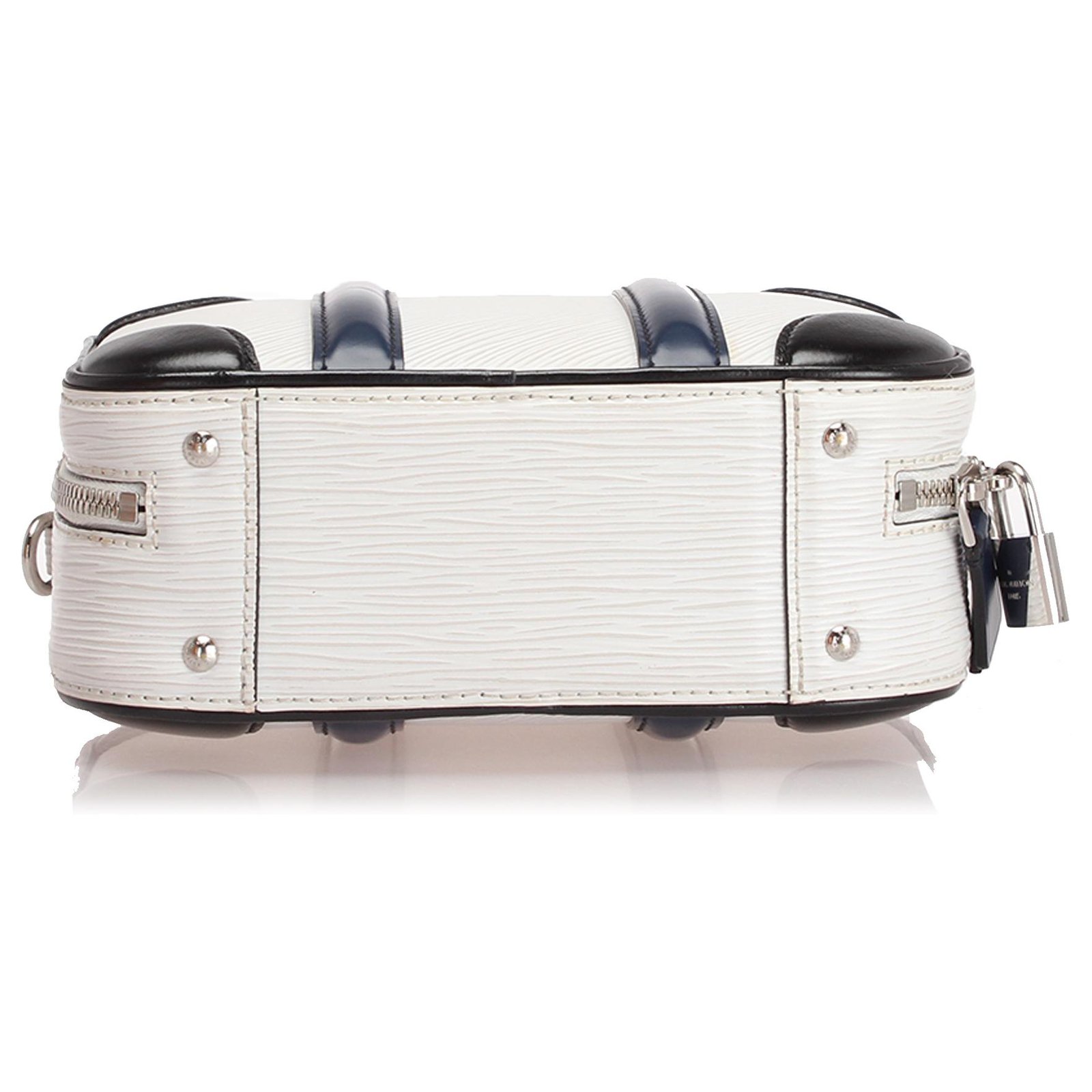 Louis Vuitton White Epi Valisette BB Silver Tone Hardware Available For  Immediate Sale At Sotheby's