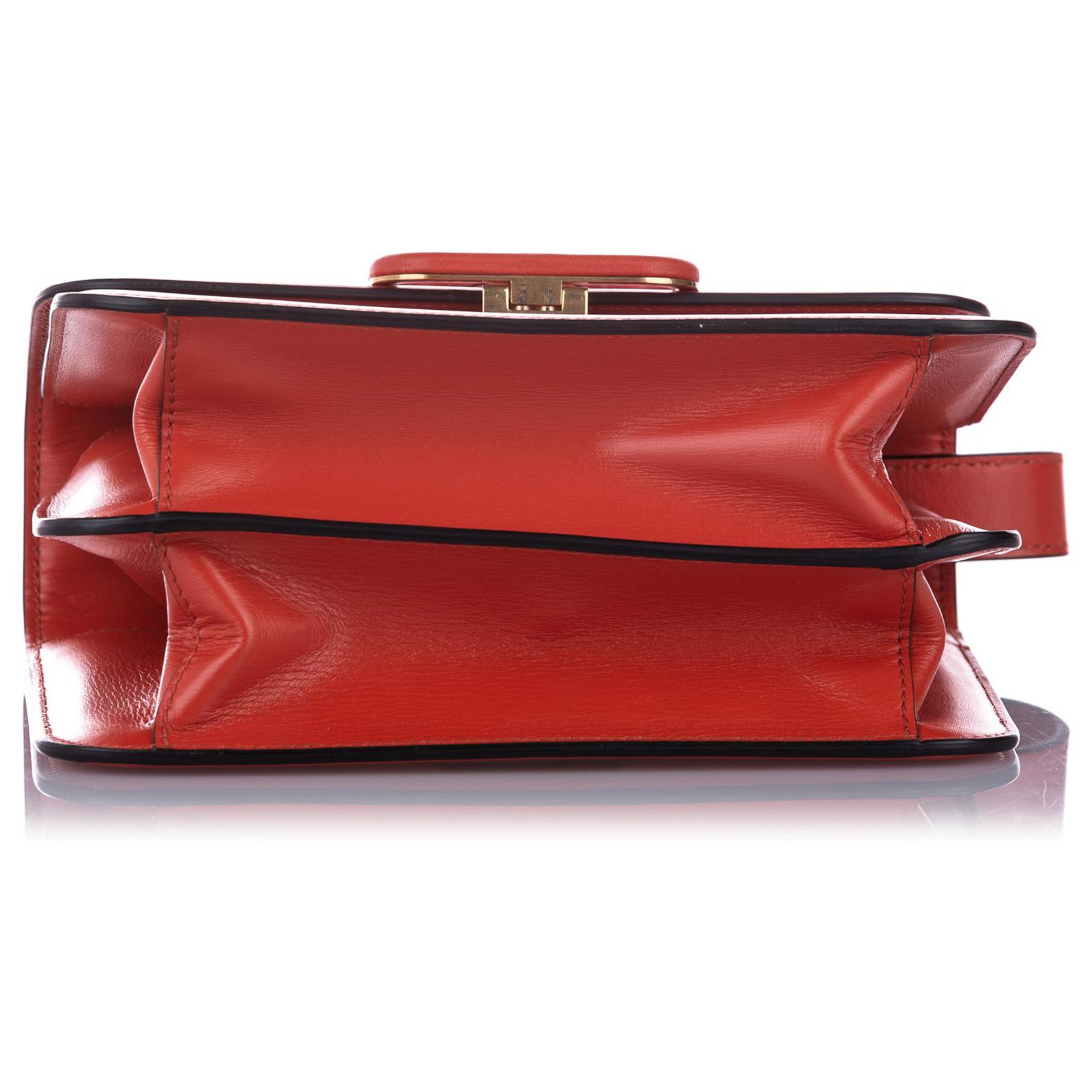 Valentino Red Medium VSling Leather Crossbody Bag Golden Metal Pony-style  calfskin ref.241678 - Joli Closet
