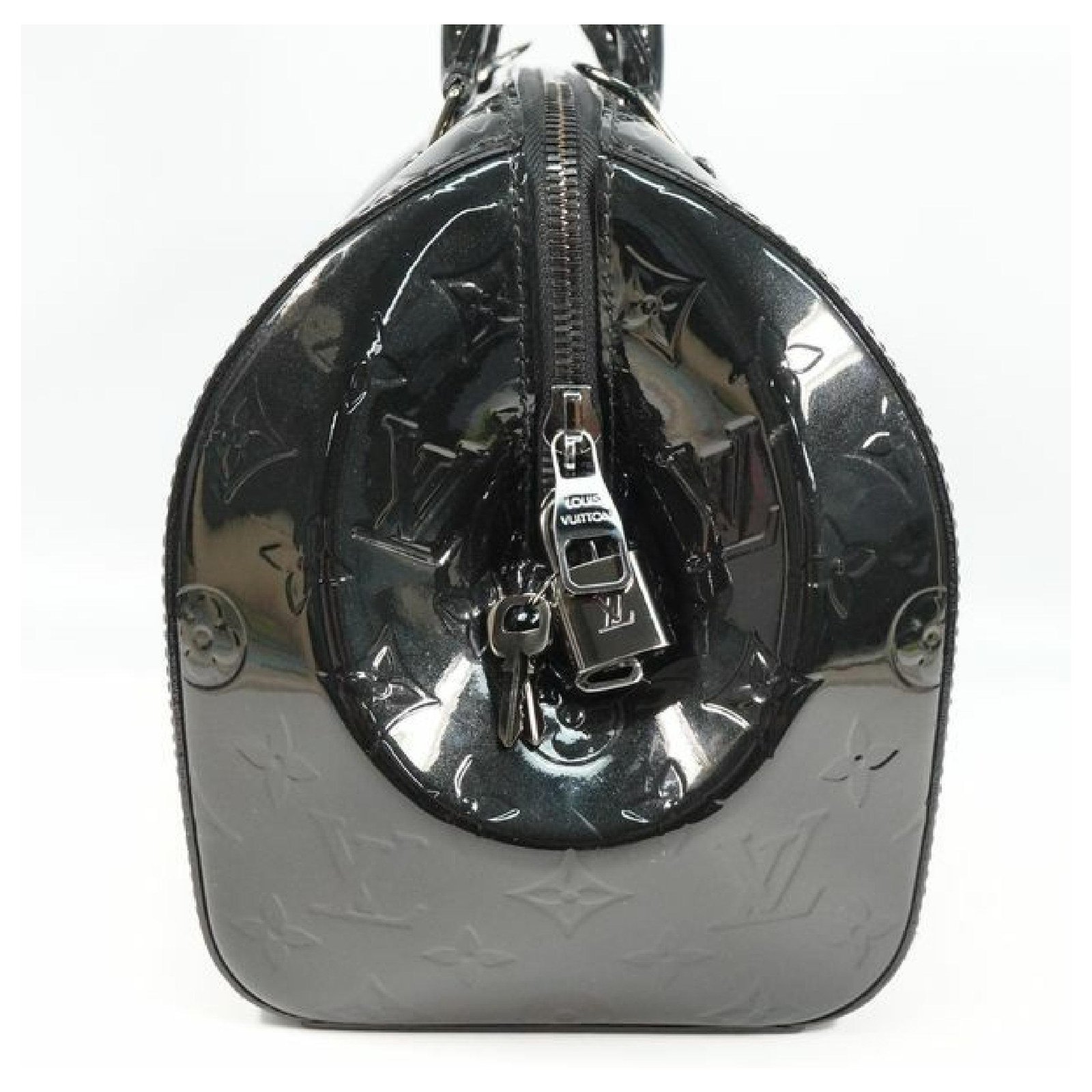 LOUIS VUITTON Montana Monogram Verni Womens handbag M90063 noir