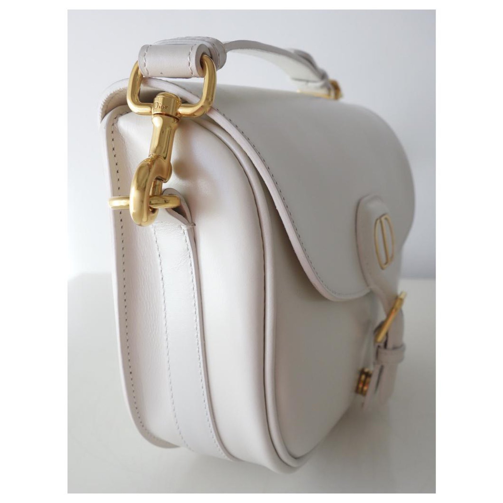 Dior Bobby medium Beige Leather ref.762864 - Joli Closet