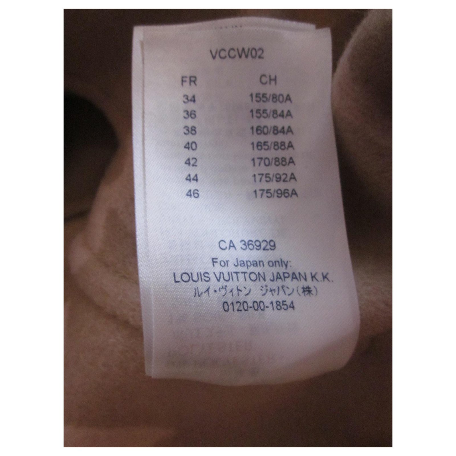 Louis Vuitton® Signature Hooded Wrap Robe Coat Beige. Size 38