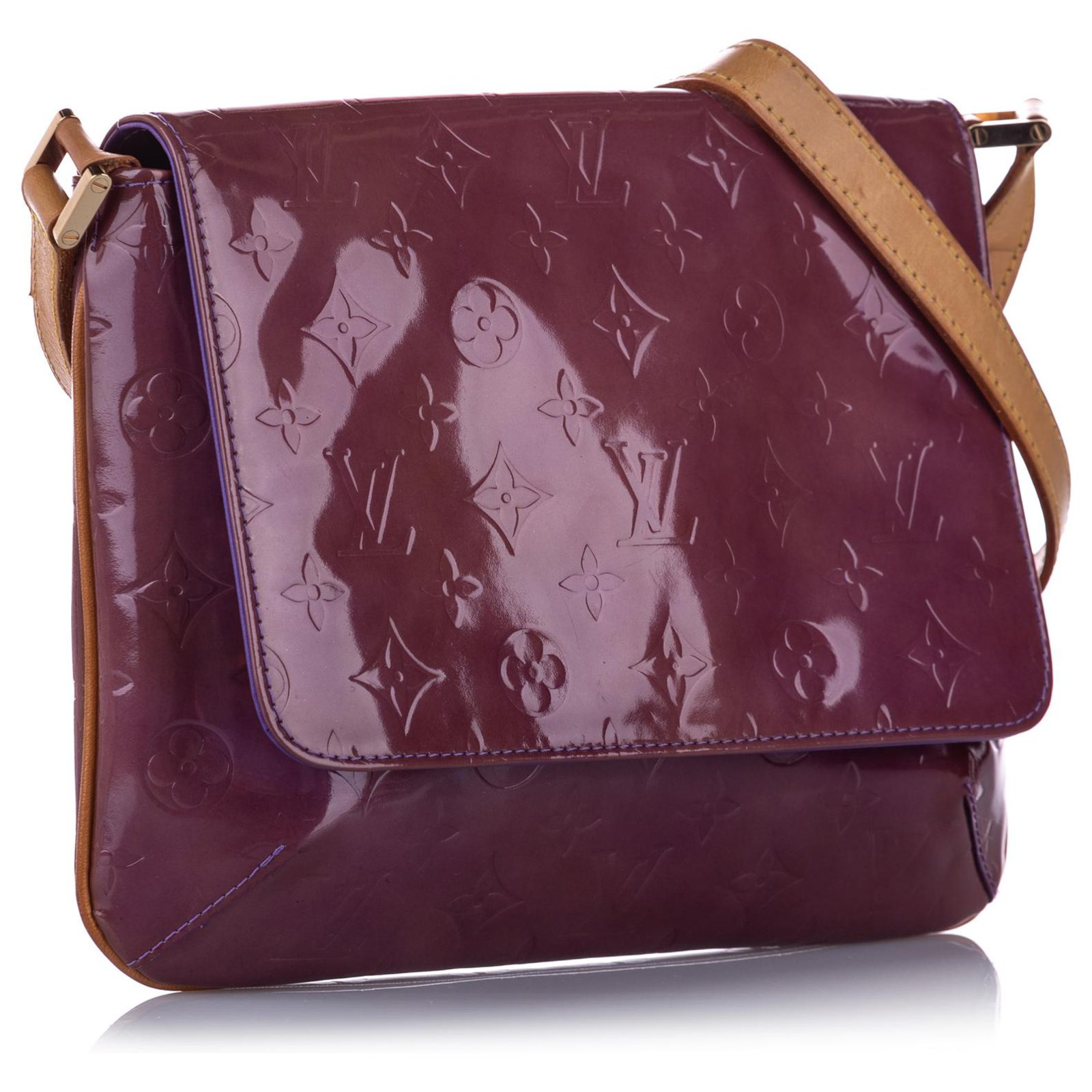 Louis Vuitton Louis Vuitton Thompson Street Purple Vernis Leather