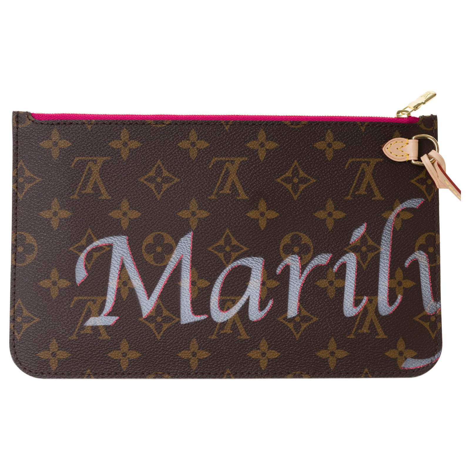 Splendid Louis Vuitton Neverfull MM bag in custom monogram canvas In Love  with Marilyn by the artist PatBo Brown Leather Cloth ref.242274 - Joli  Closet