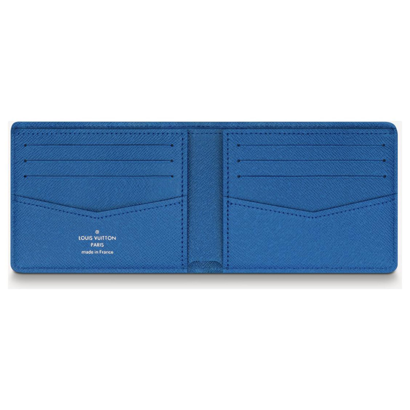 Louis Vuitton LV Slender wallet new Blue Leather ref.242498 - Joli