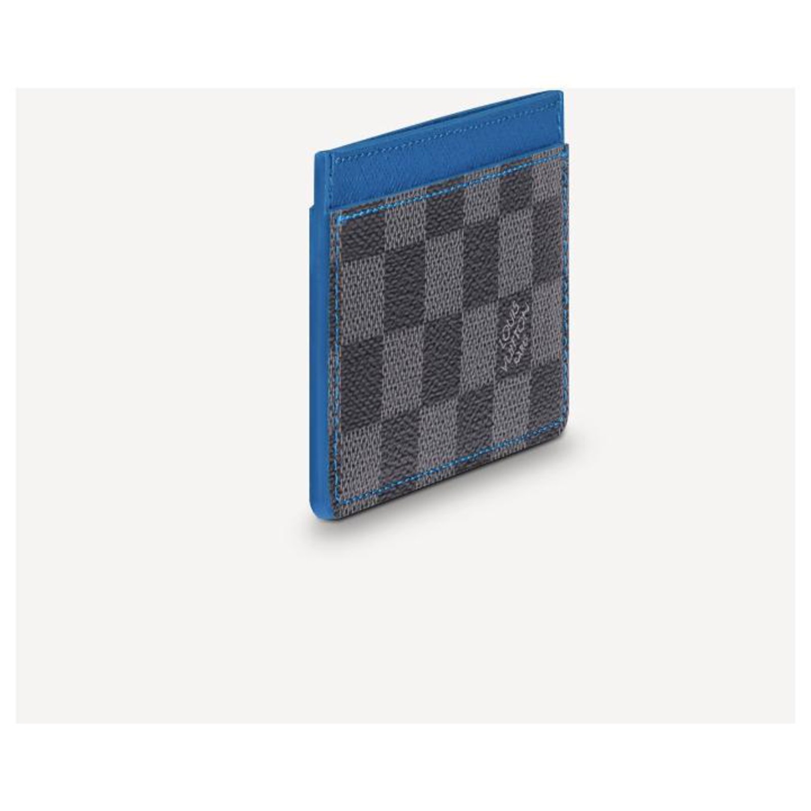 Louis Vuitton LV Coin card holder zipped new Blue Leather ref.306545 - Joli  Closet