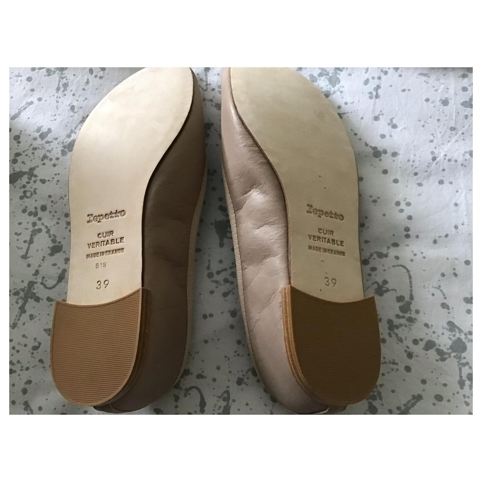 Repetto Cinderella Light brown Leather Joli Closet
