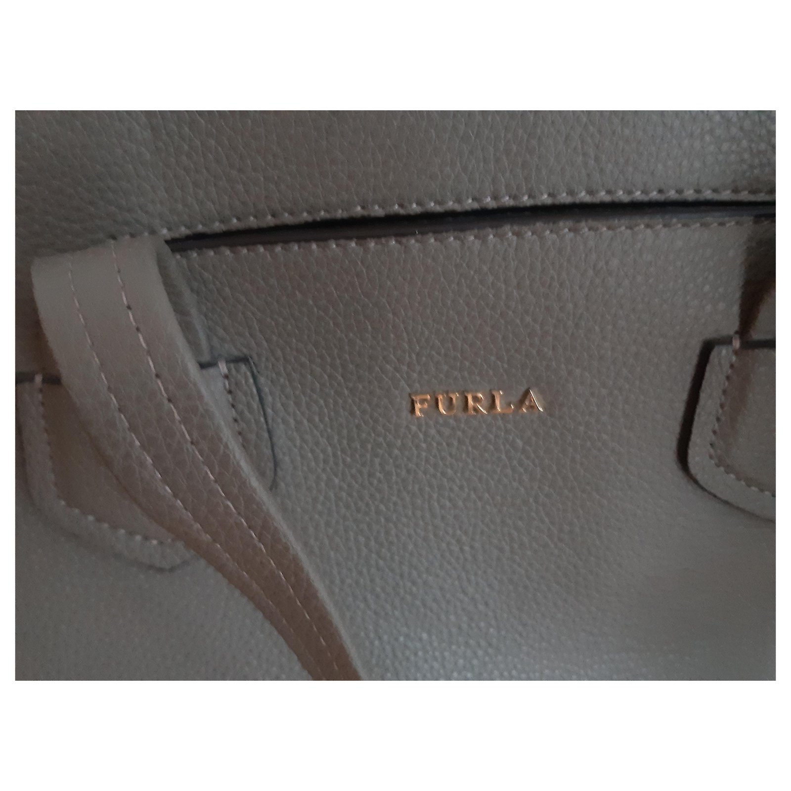 furla grey handbolsa