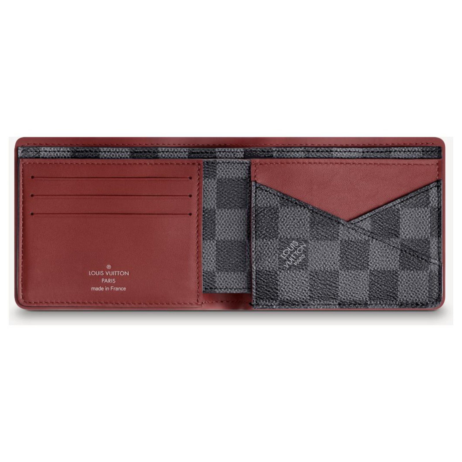 Louis Vuitton LV Multiple wallet new Grey Leather ref.244824 - Joli Closet