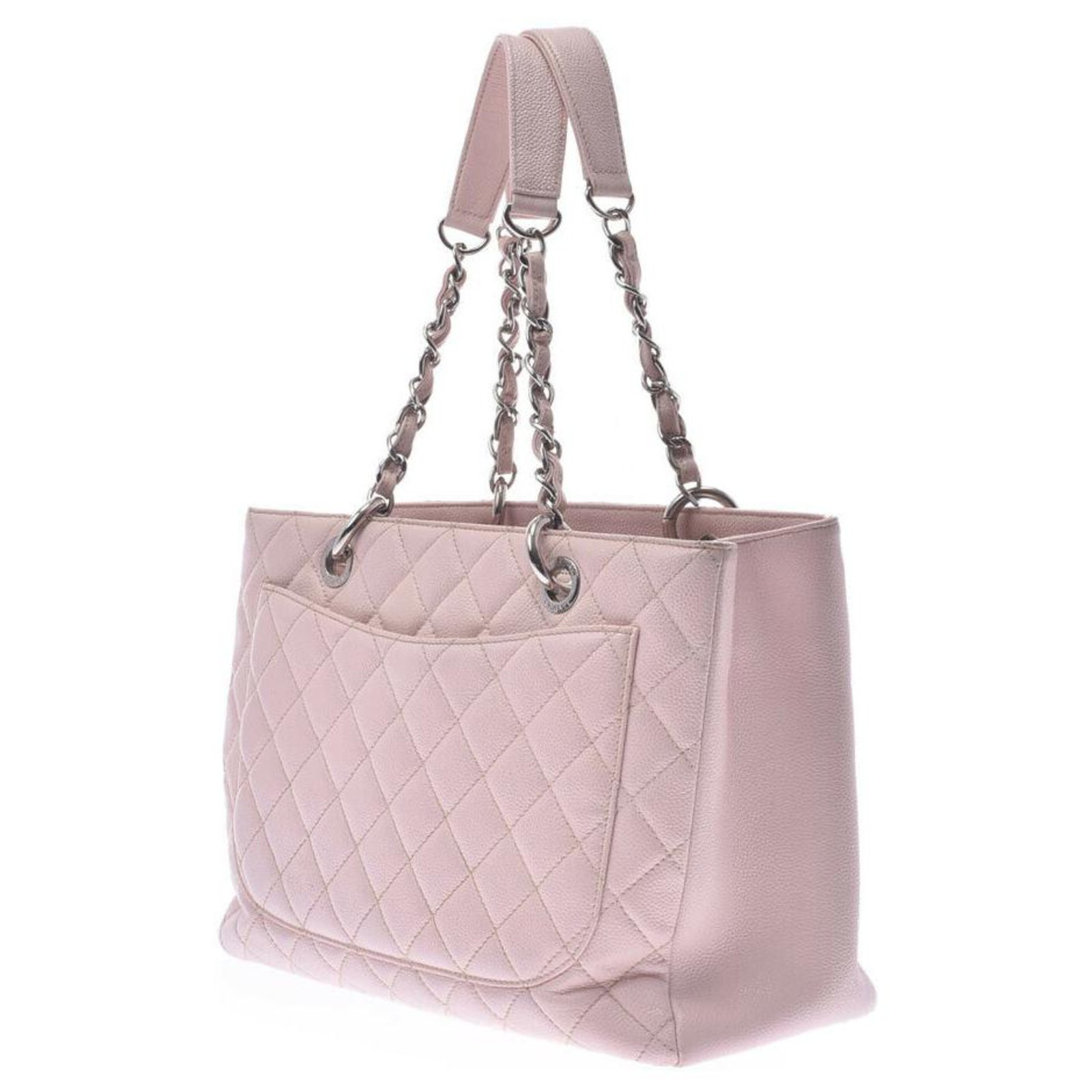 Chanel GST (grand shopping tote) Pink Leather ref.244992 - Joli Closet